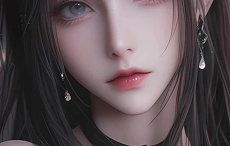 Free download Beautiful long hair anime beauty dark 4k full screen mobile wallpaper picture mobile wallpaper 2K wallpaper, Wallpaper(s)