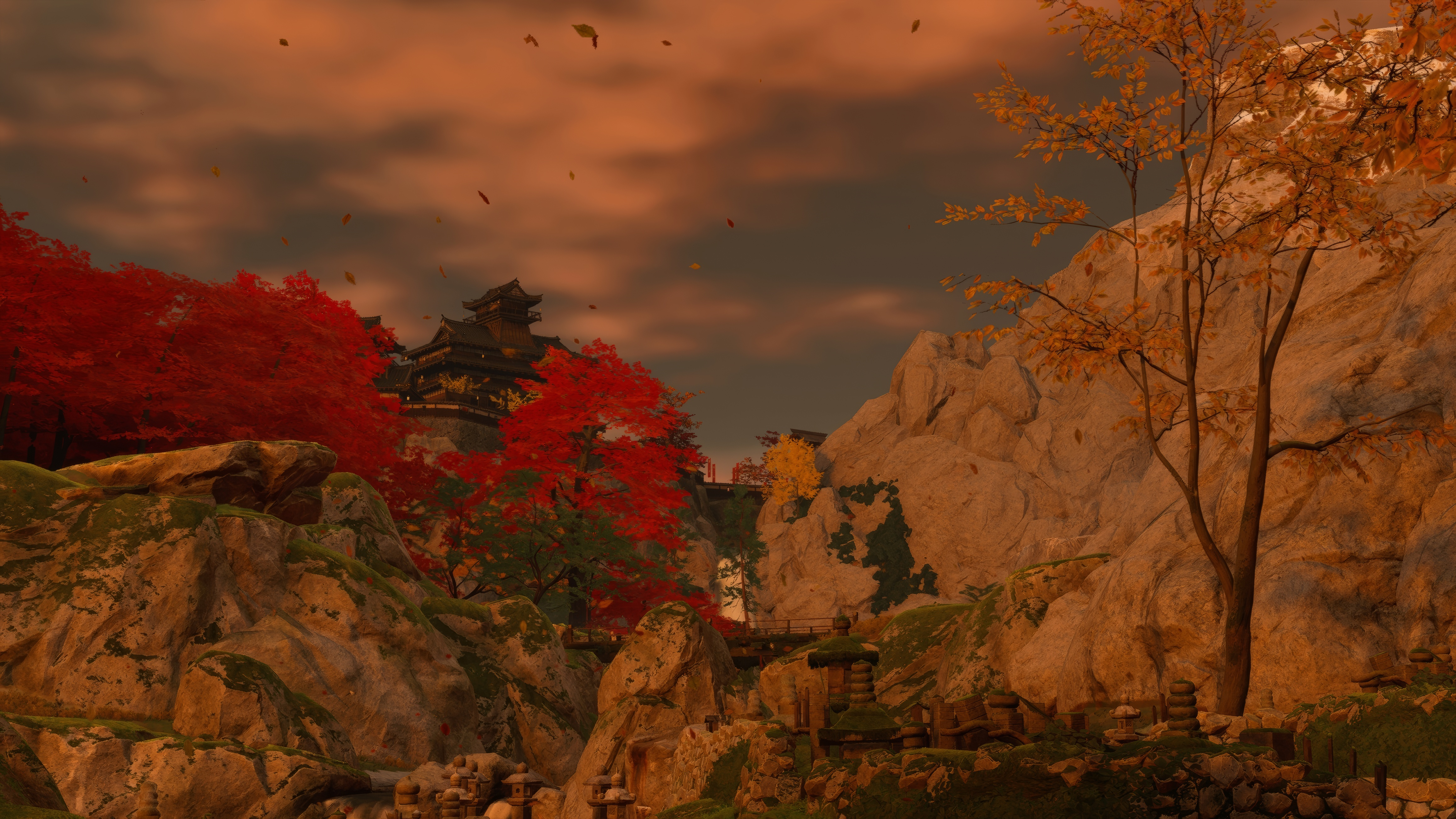 Free download Landscapes To Island Ghost Sky Digital Art Electronic Games Screenshots Trees Leaves CGI 4K Wallpaper, Wallpaper(s) website provided.