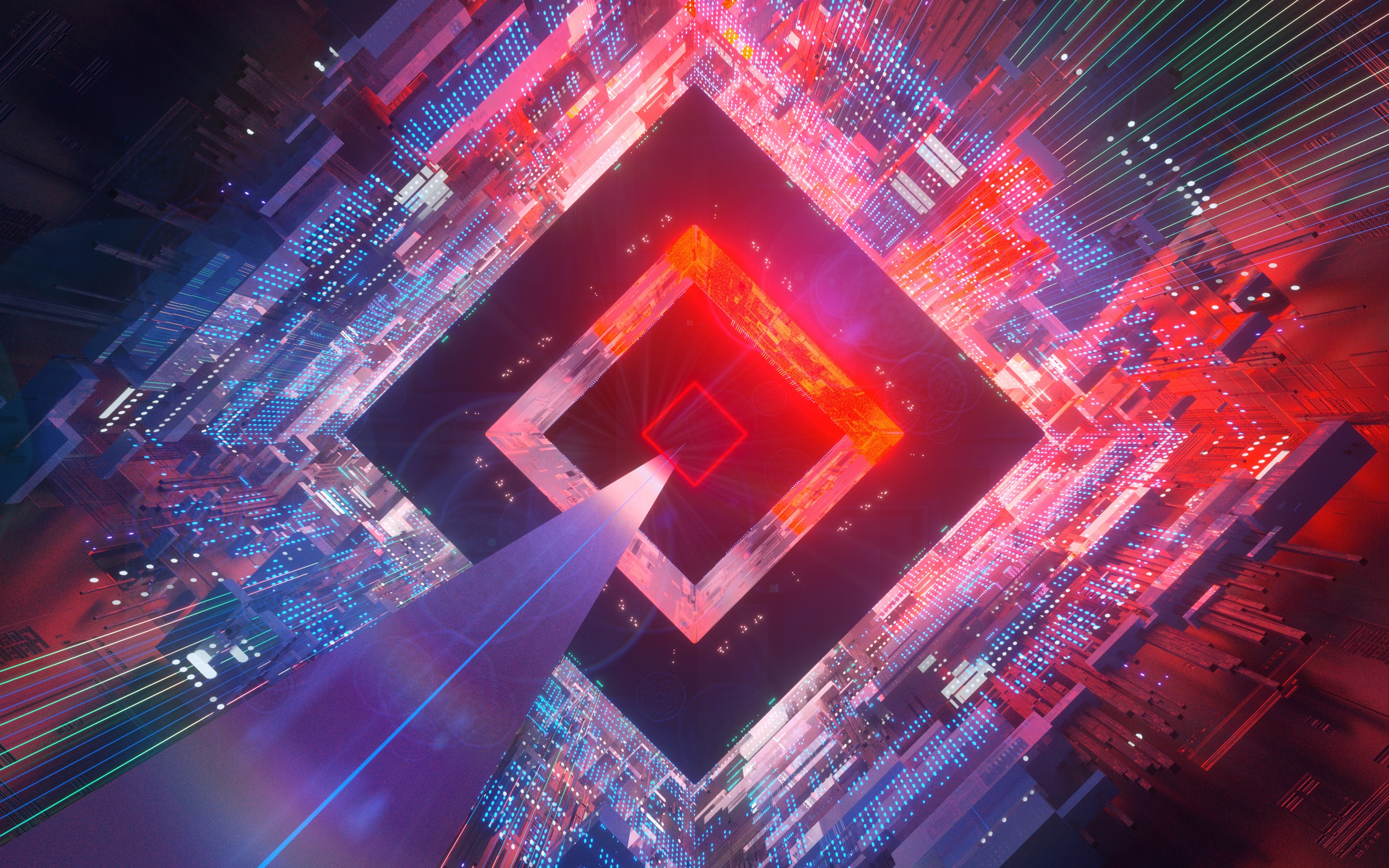 Free download Abstract AI Art Geometric 4K Wallpaper, Wallpaper(s) website provided.