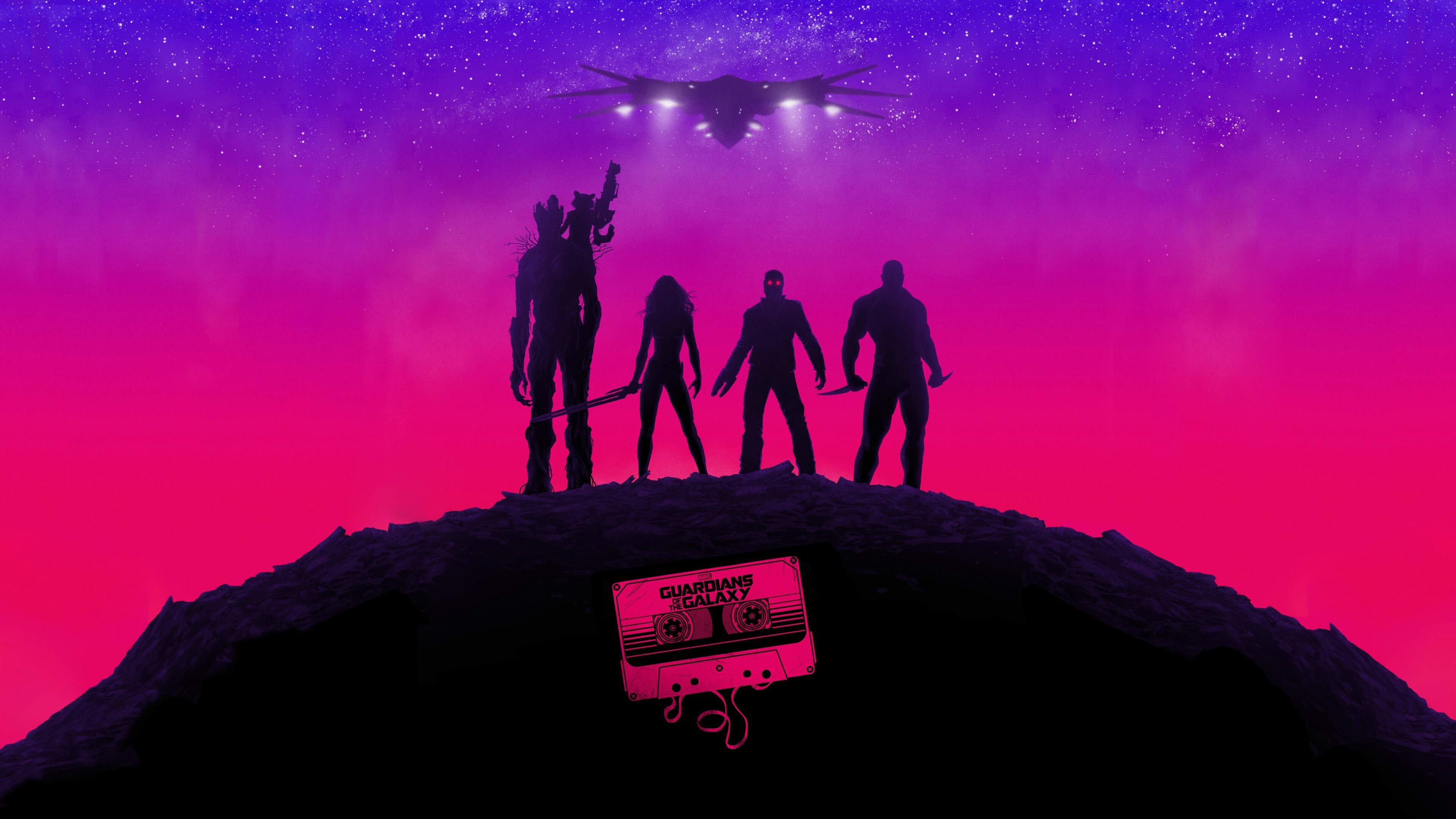 Free download Guardians of the Galaxy Painting Movies Science Fiction Marvel Movies Universe AI Art 4K Wallpapers, Wallpaper(s) website provided.
