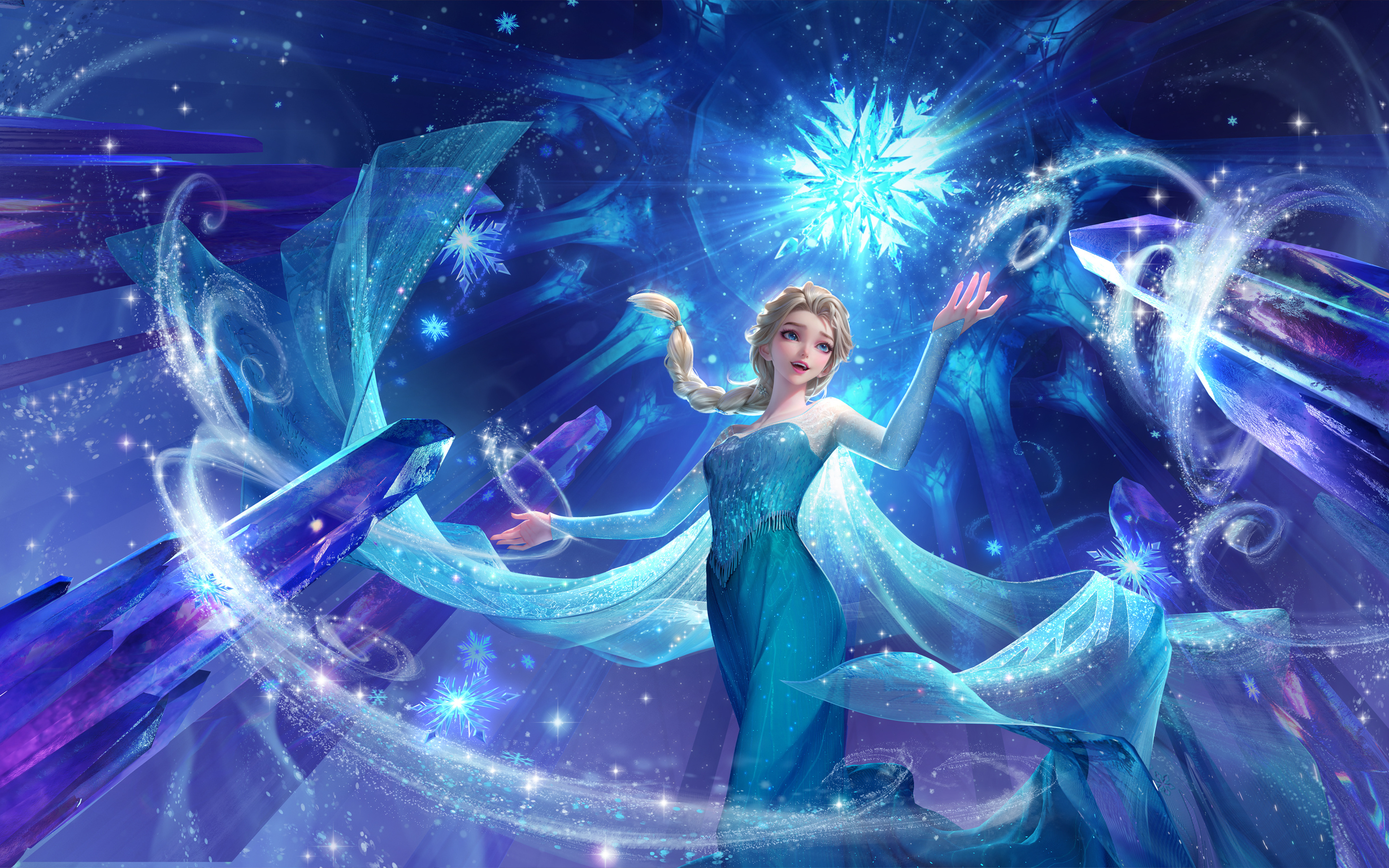 Free download Honor of King Zhen Ji Adventure of Snow Realm Flash HD 2K Wallpaper, Wallpaper(s) website provided.
