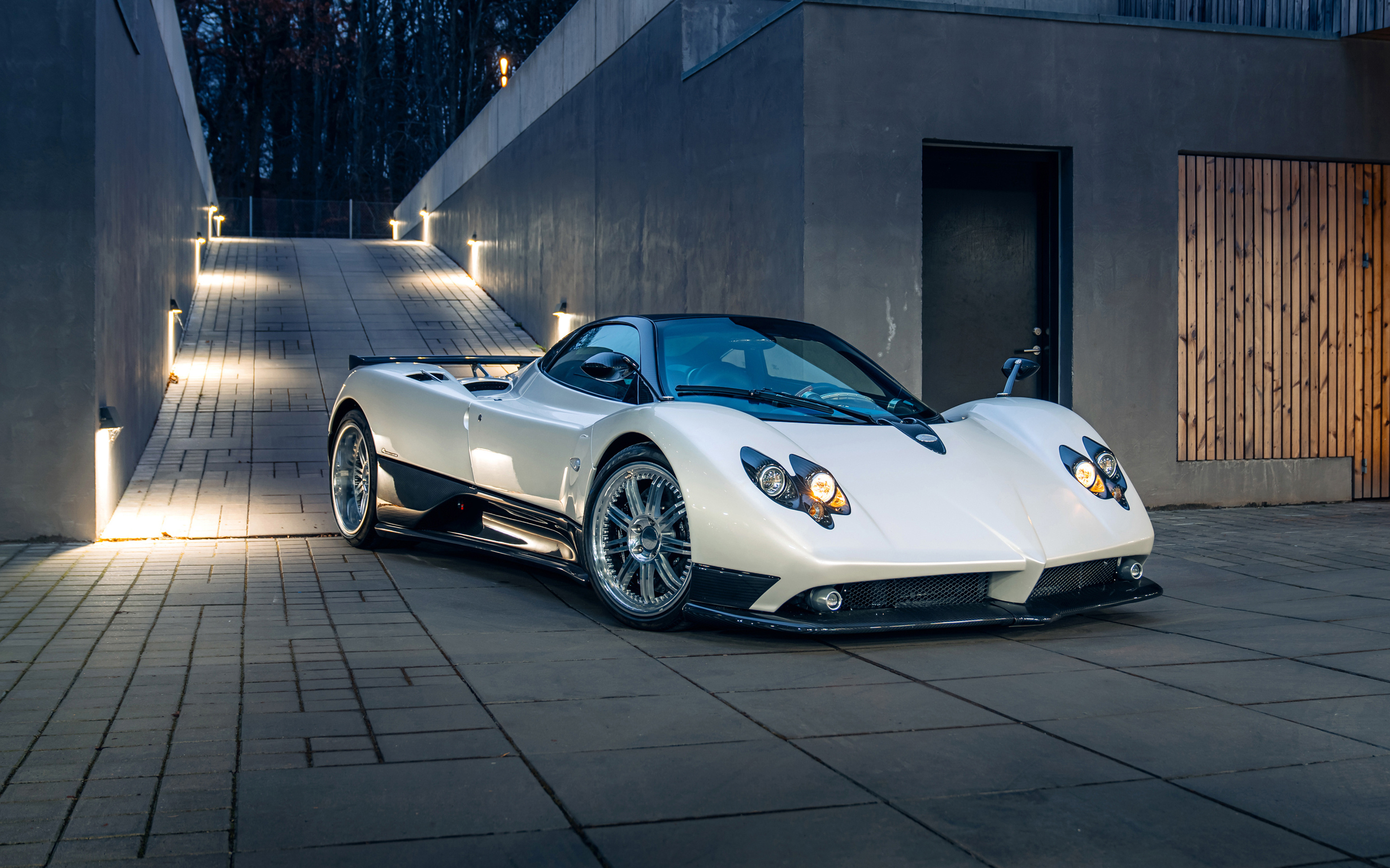 Free download Pagani White Sports Car 2K Wallpaper, Wallpaper(s)