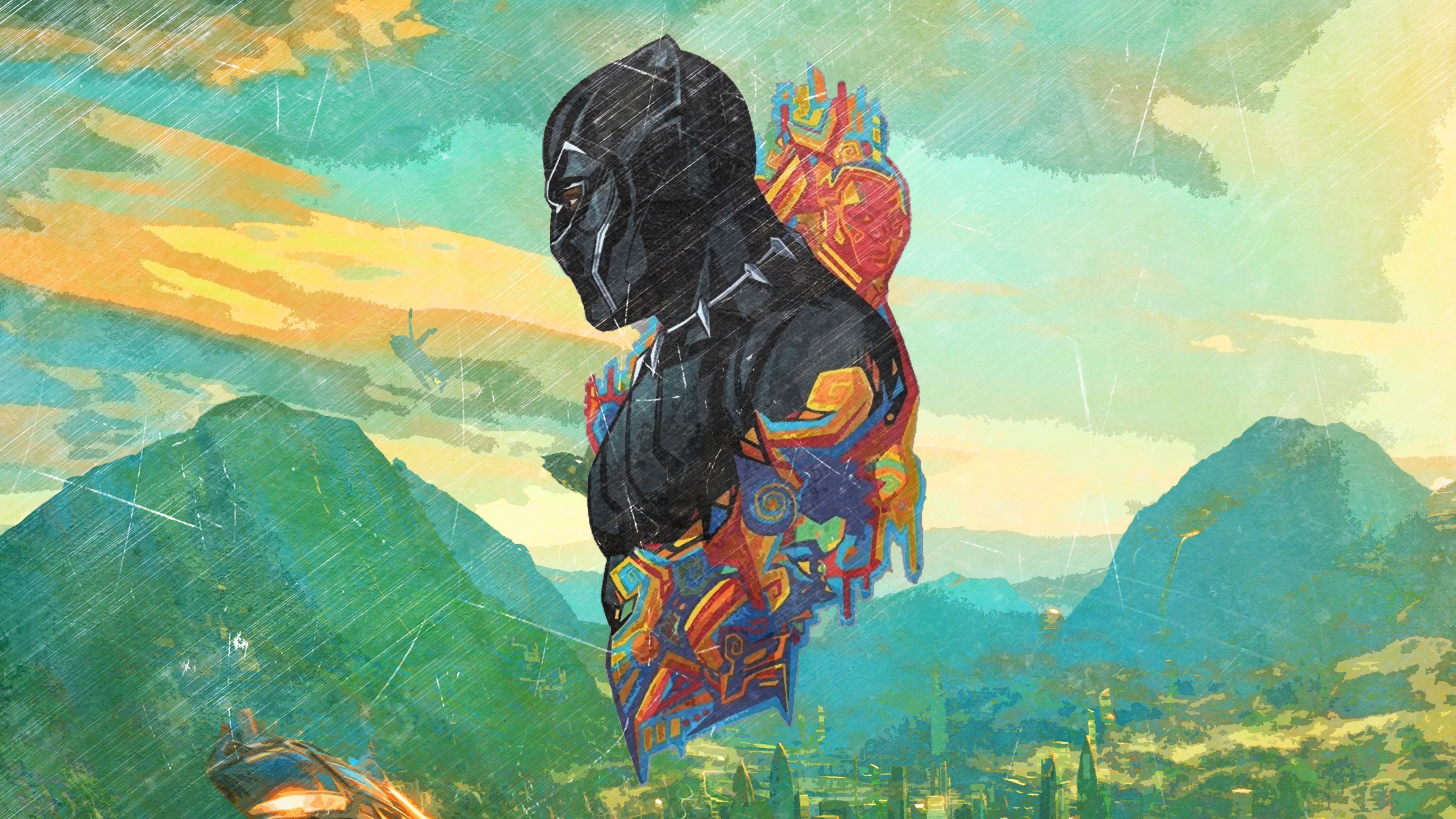 Free download Black Panther Wakanda Inspiration Brave Marvel Movie Universe 4K Wallpaper, Wallpaper(s) website provided.