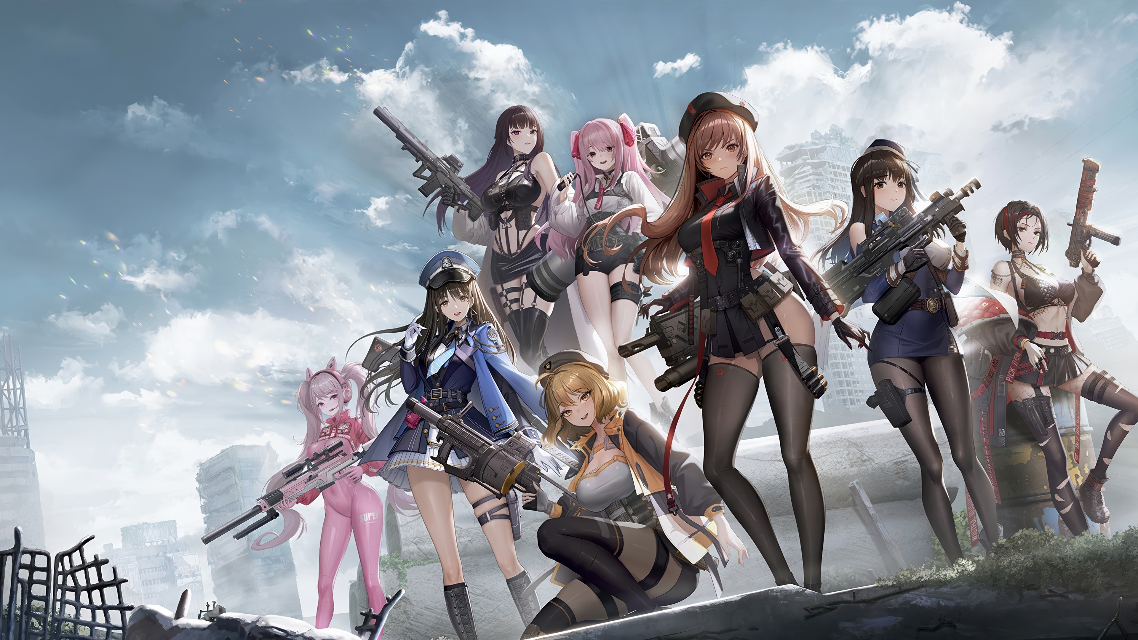 Free download Electronic Games Character Girl Artwork Nikke Victory Goddess 4K Wallpaper, Wallpaper(s) website provided.