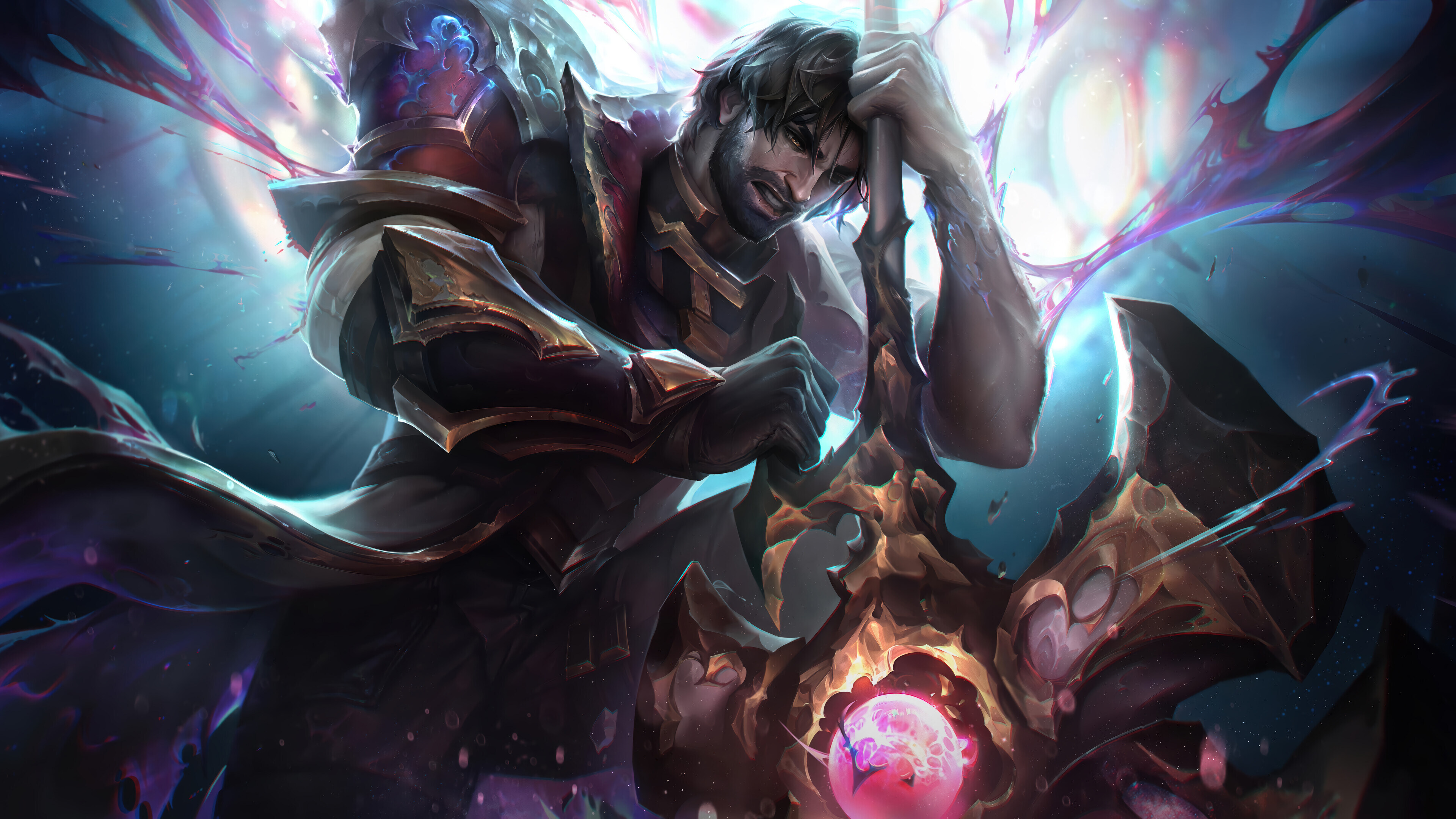 Free download League of Legends Battle of the Two Cities Video Game Digital Art 4K Wallpaper, Wallpaper(s) website provided.