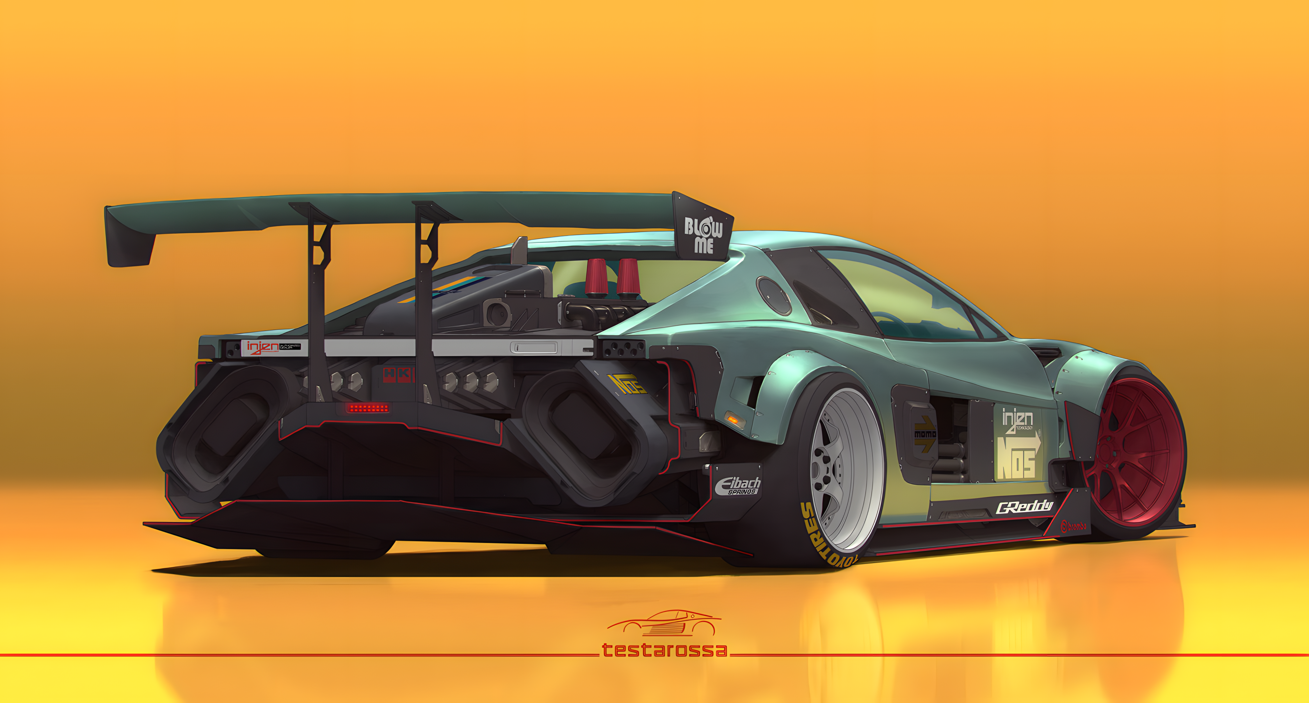 Free download Future Car Futuristic Ferrari Upgraded Version 4K Wallpaper, Wallpaper(s) website provided.