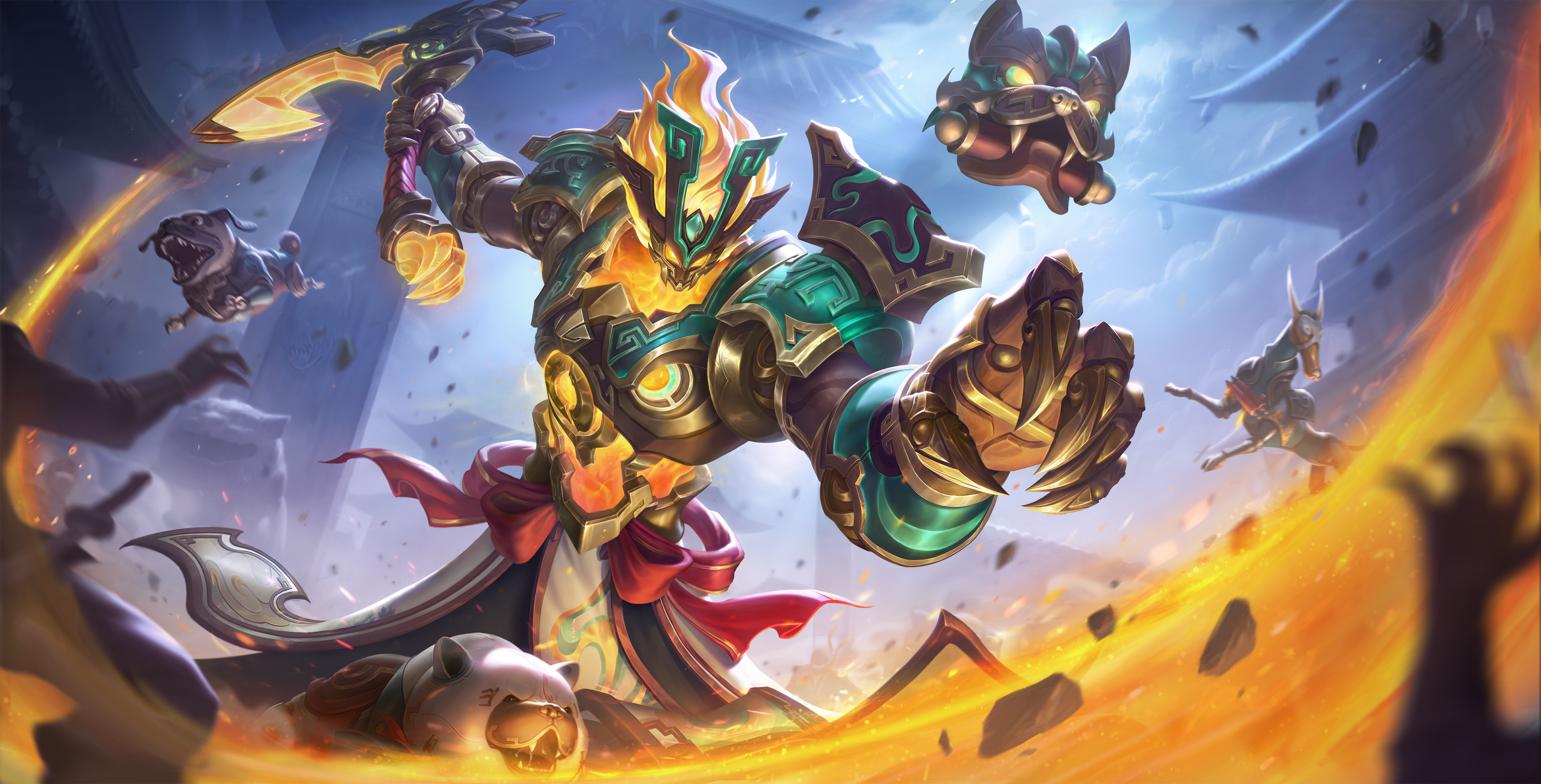 Free download Honor of Kings Zhong Kui Void Dog Guard Ultra-clear 4K wallpaper, Wallpaper(s) website provided.