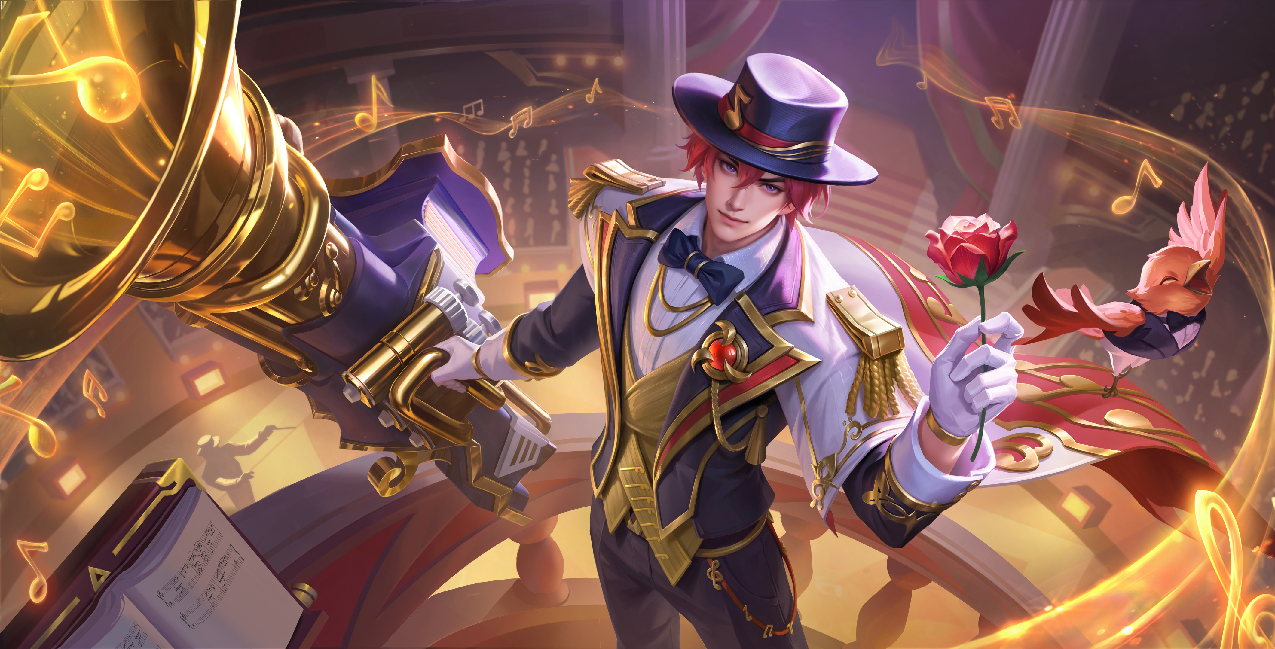 Free download Honor of Kings Liu Bei Romantic Prologue Skin Ultra-clear No Watermark Poster 4K Wallpaper, Wallpaper(s) website provided.