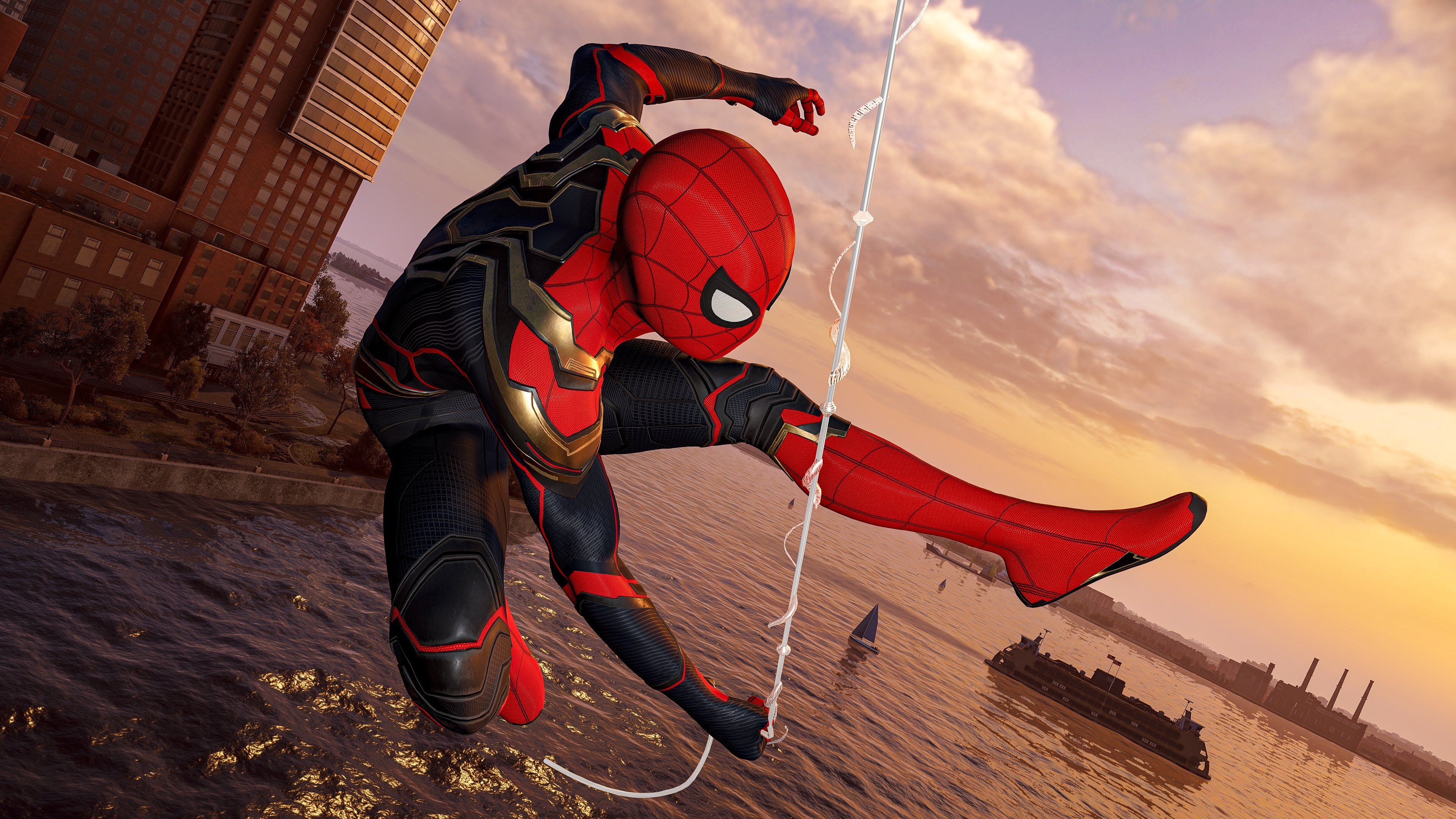 Free download Spider-Man Game CG 4K Wallpaper, Wallpaper(s) website provided.