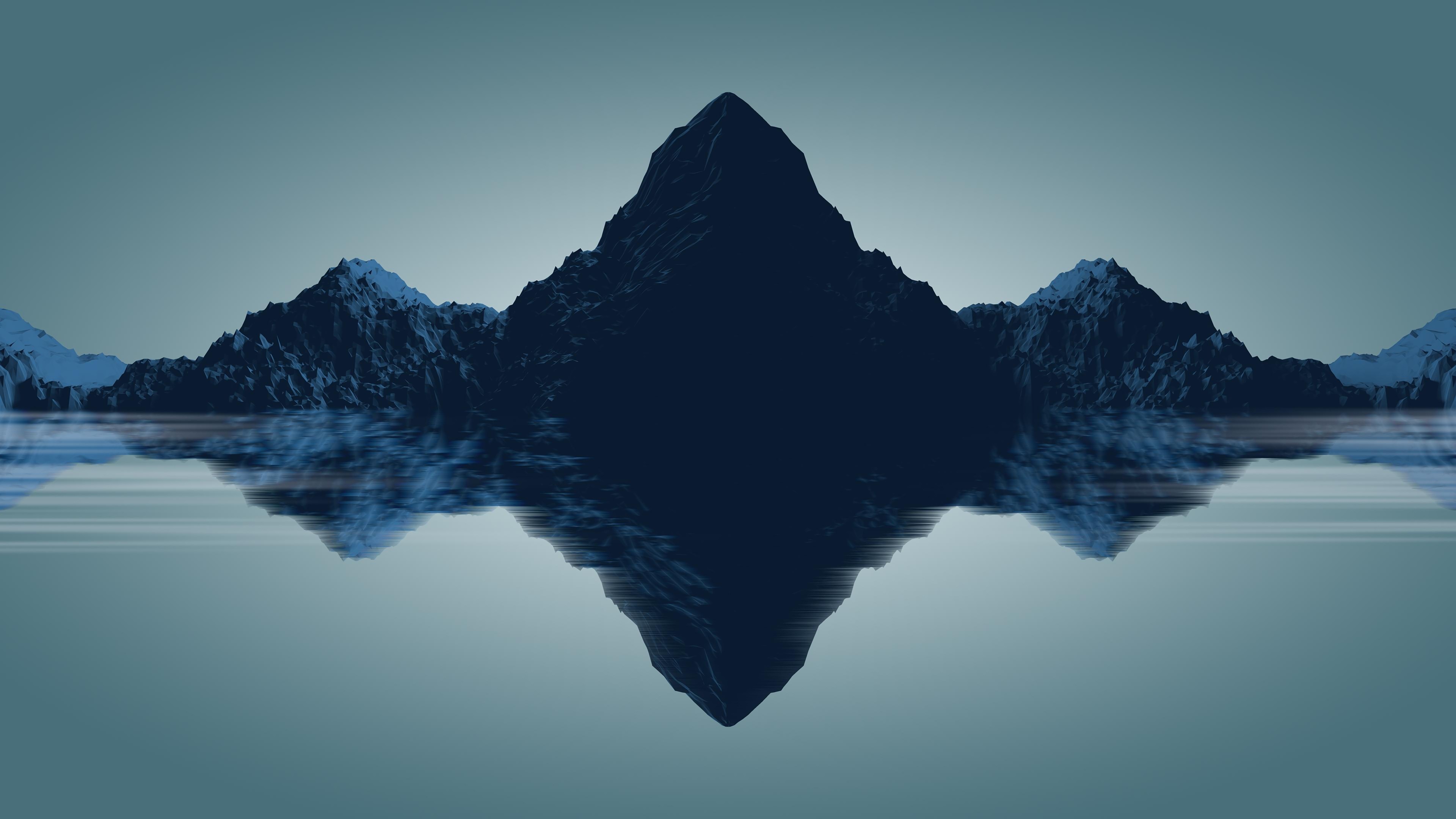 Free download AI Art Reflection Abstract Nature 4K Wallpaper, Wallpaper(s) website provided.