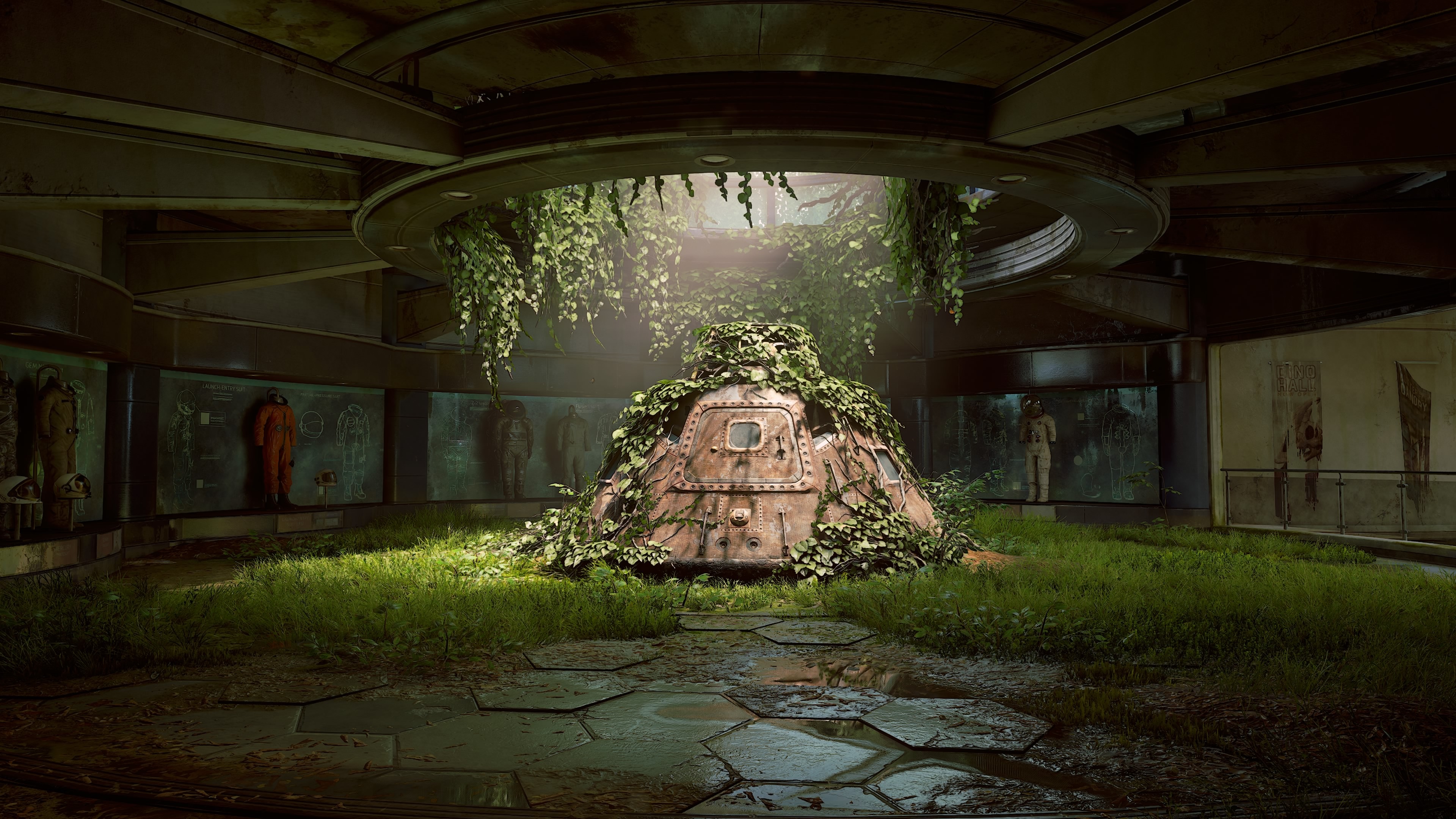 Free download The Last Survivor Spaceship World Doomsday Grass Naughty Dog 4K Wallpaper, Wallpaper(s)