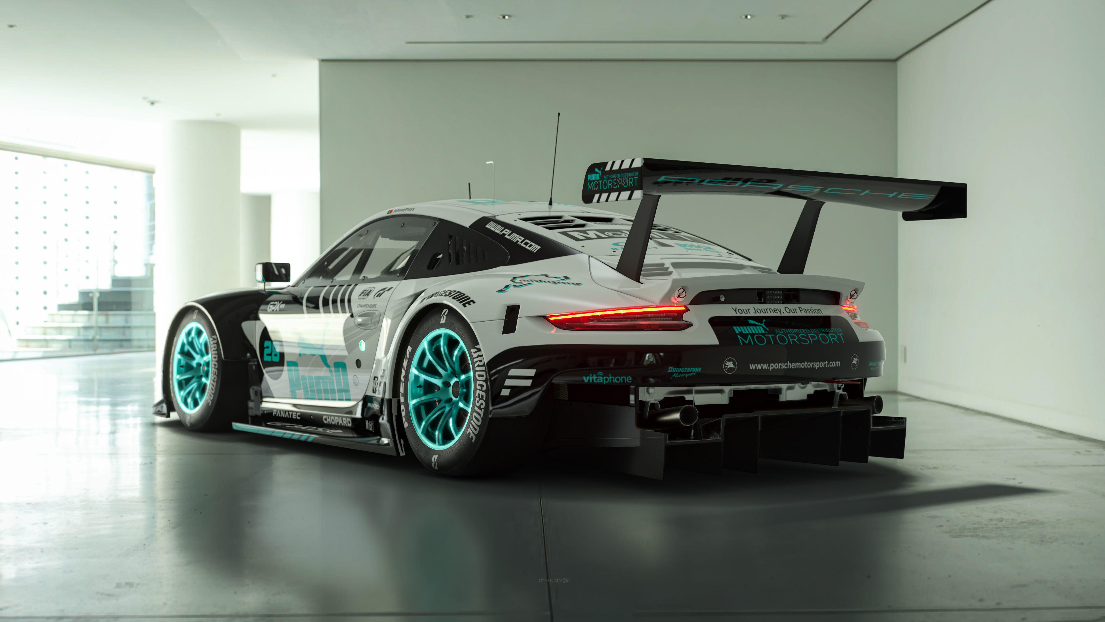 Free download Vehicle Car Model Racing Video Game CGI Porsche GT Video Game Art 4K Wallpapers, Wallpaper(s)