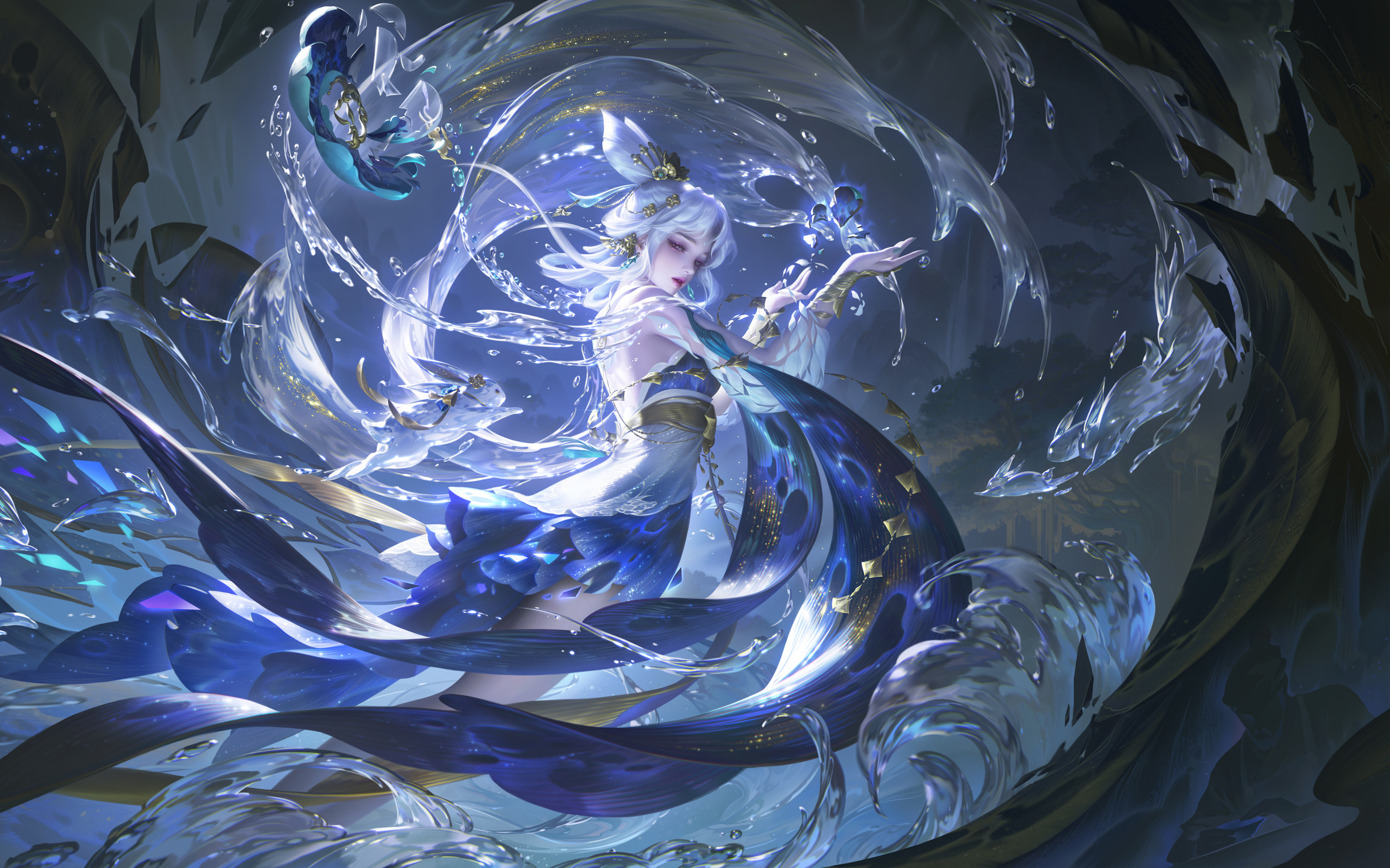 Free download Honor of Kings Chang'e Artifact Spirit Rock Star Game 2K Wallpaper, Wallpaper(s) website provided.