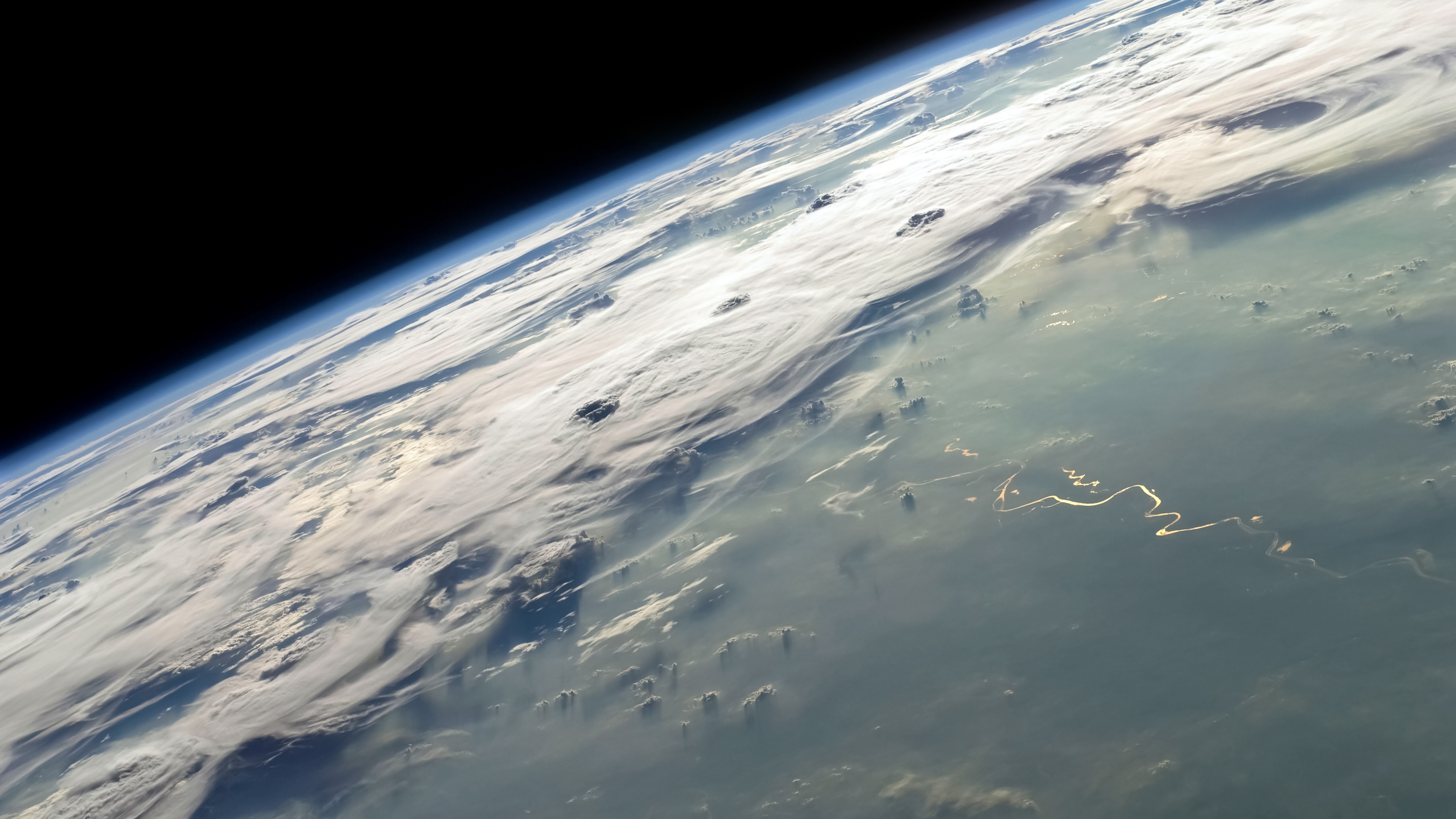 Free download Earth Space Atmosphere Planet AI Art Space Art 4K Wallpaper, Wallpaper(s) website provided.