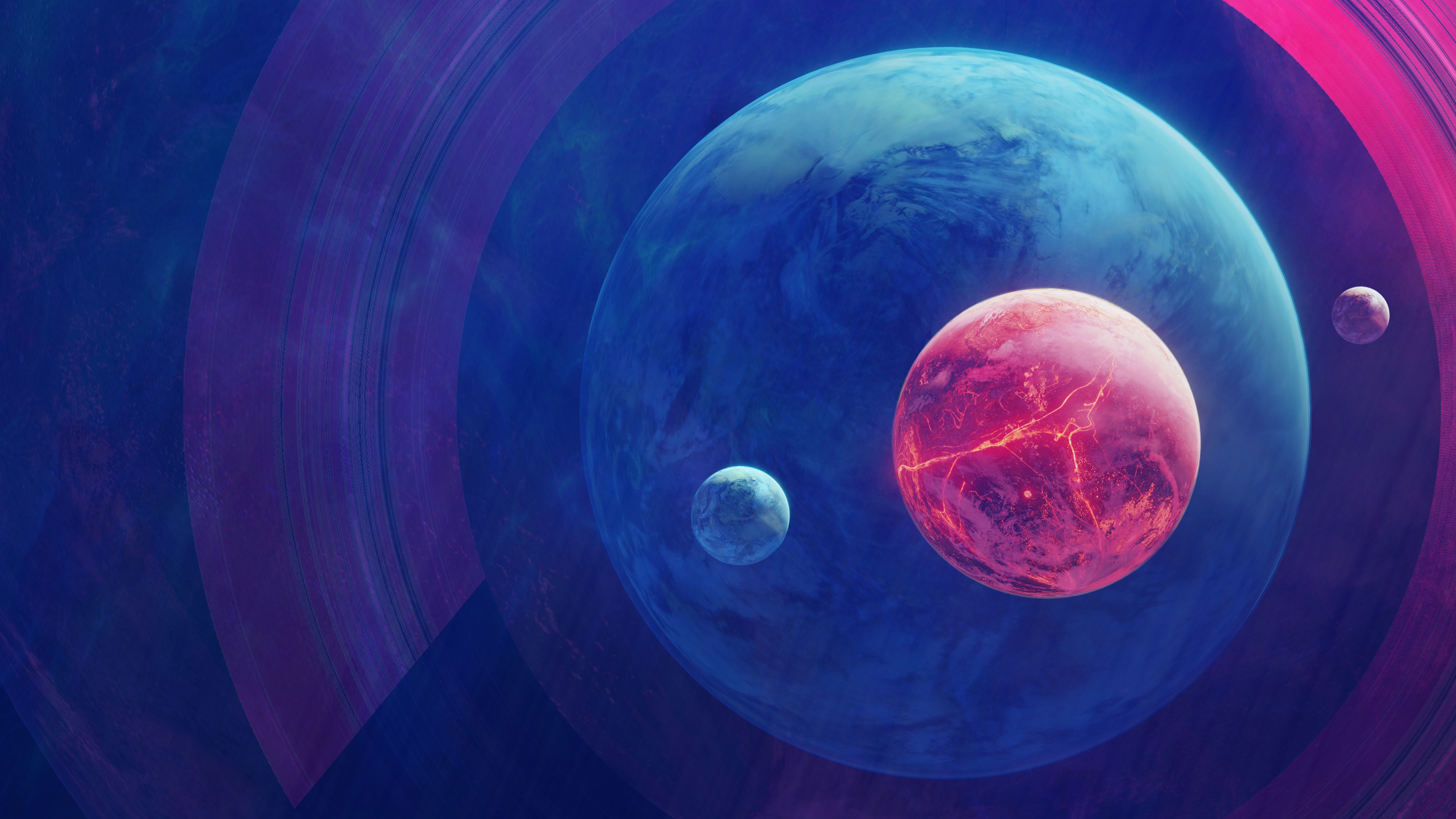 Free download Space Planet Moon Galli 8K wallpaper, Wallpaper(s) website provided.