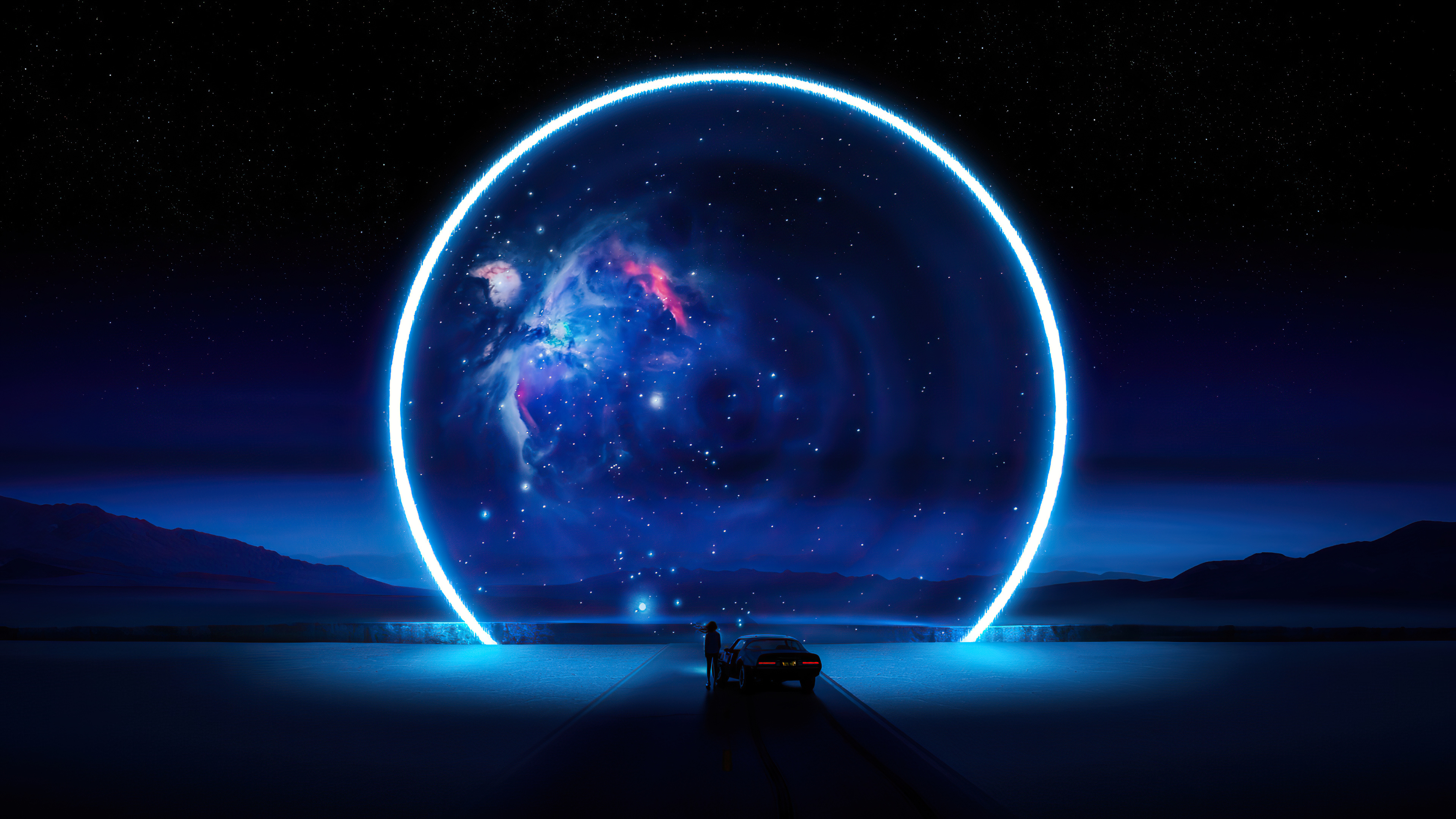 Free download Black Hole Star Chevrolet Nebula Galley Universe Portal Space Computer Wallpaper 4K Wallpaper, Wallpaper(s) website provided.