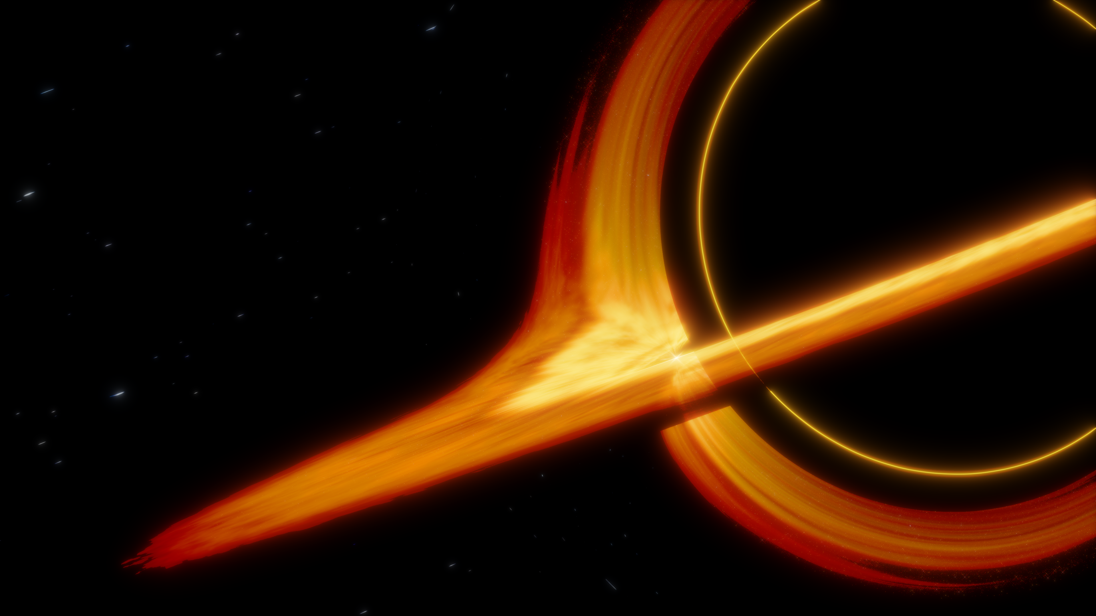 Free download Black Hole AI Art Space Universe Stars 4K Wallpaper, Wallpaper(s) website provided.