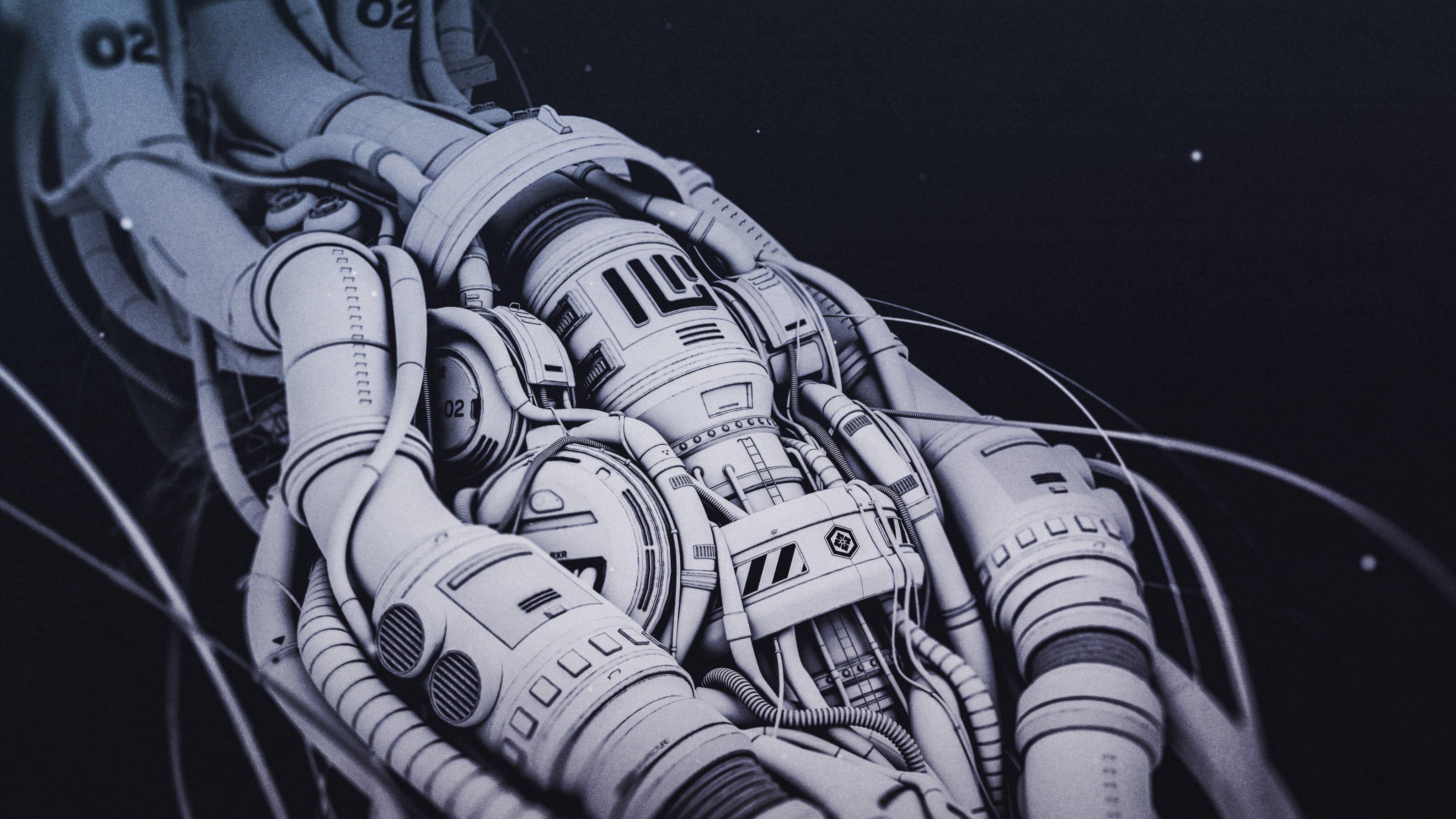 Free download Abstract Technology AI Art Alien Movie 4K Wallpaper, Wallpaper(s)