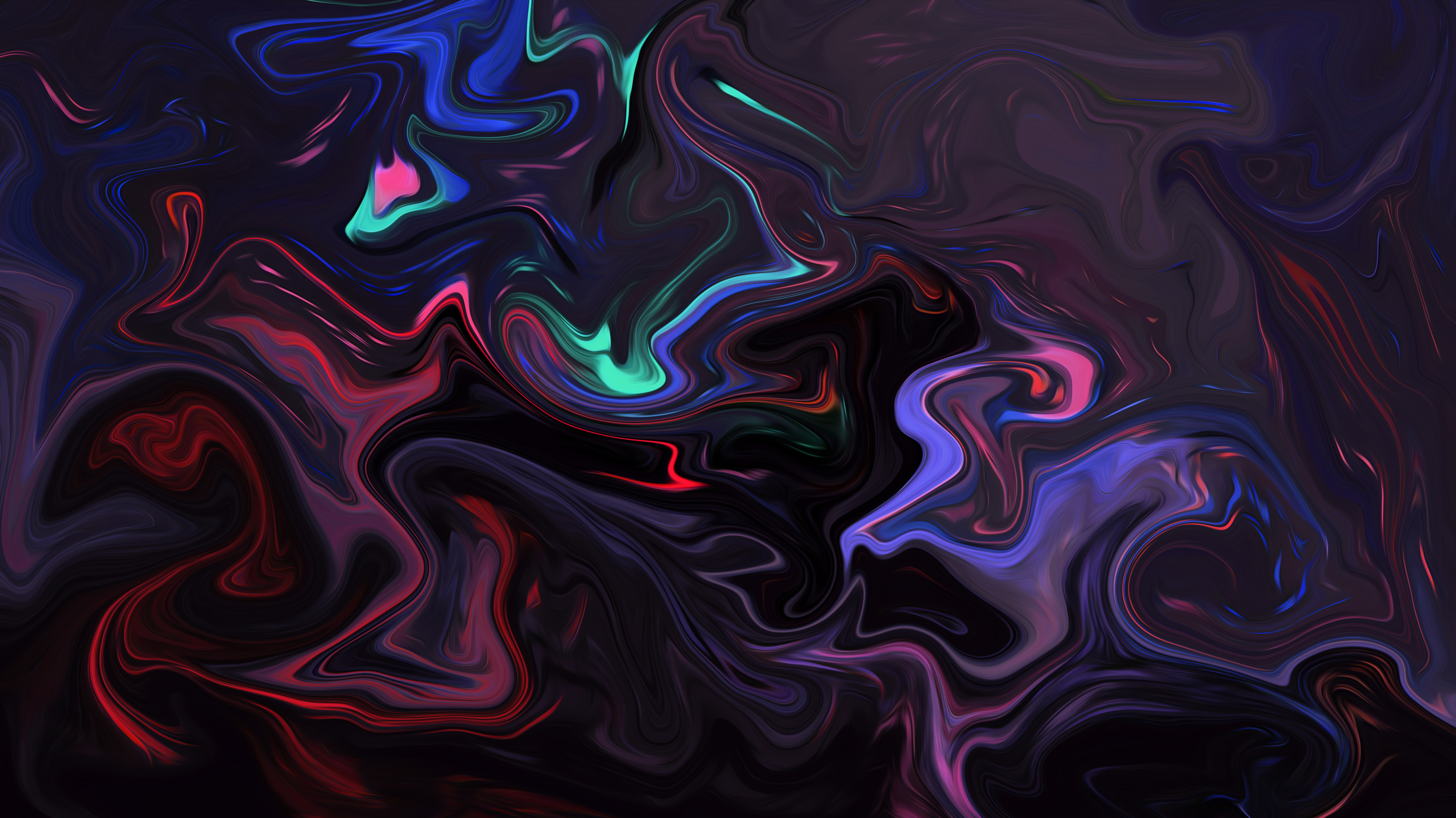 Free download Abstract Fluid Liquid Art Color Shape Dark 4K Wallpaper, Wallpaper(s) website provided.