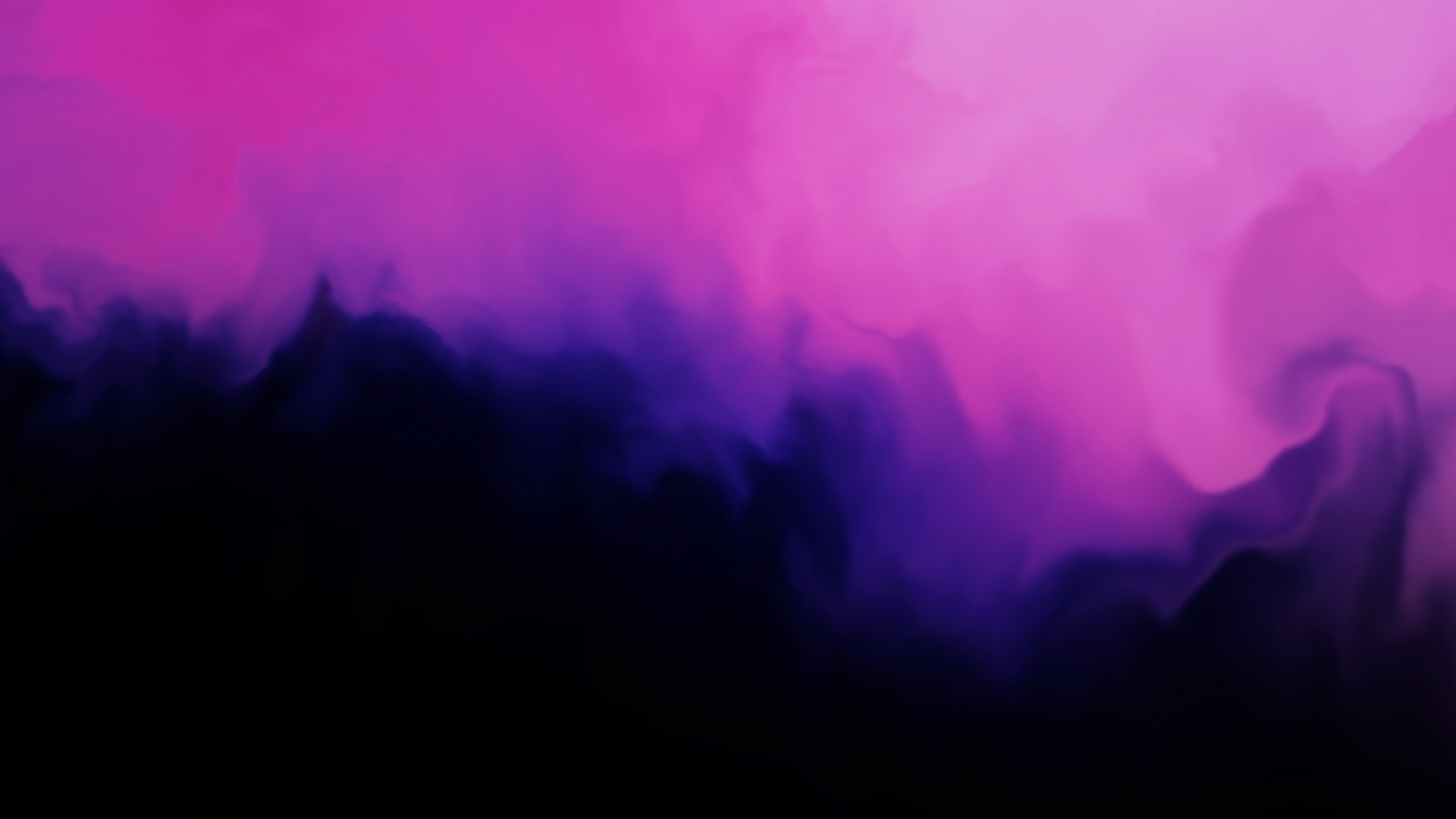 Free download Abstract Vibrant Gradient Rich Colorful Fantasy Landscape Digital Art Vivid Color Dark 4K Wallpaper, Wallpaper(s) website provided.