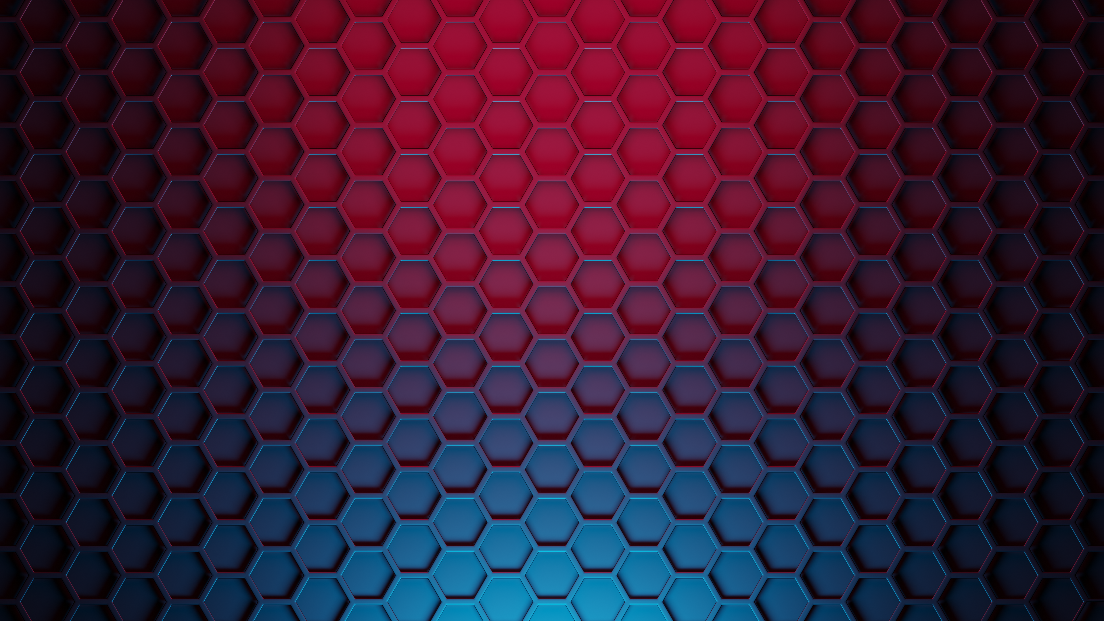 Free download Abstract Hexagon Red Blue 4K Wallpaper, Wallpaper(s) website provided.