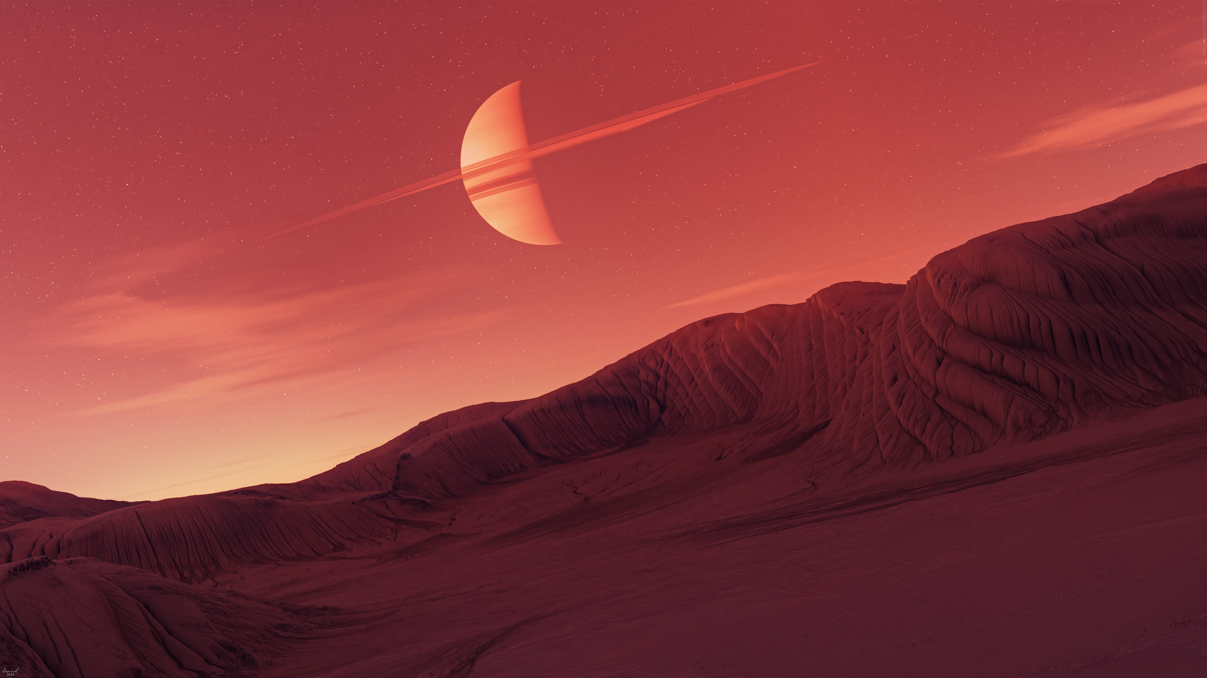Free download Planet Landscape Digital Art 4K Wallpaper, Wallpaper(s) website provided.