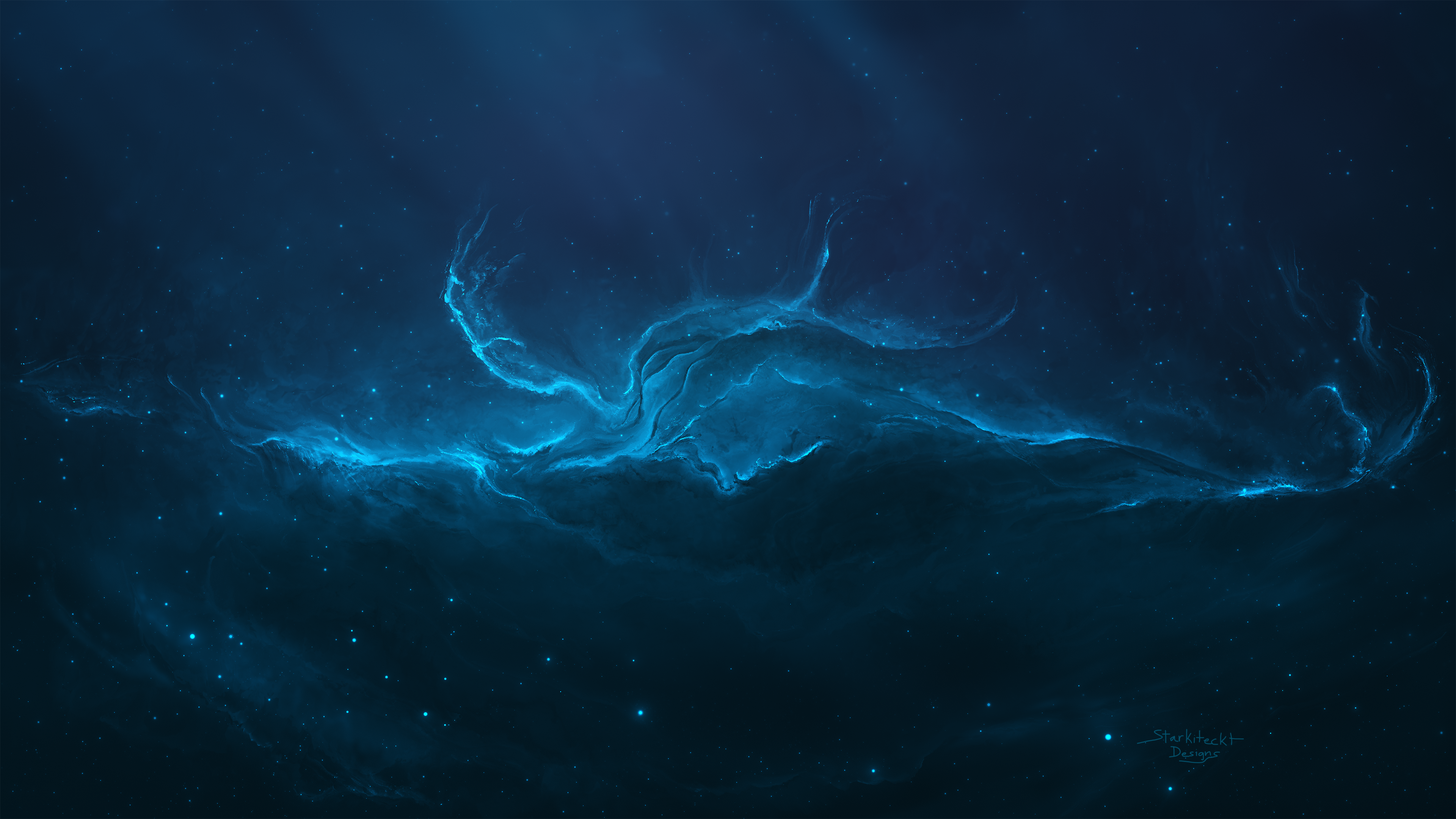 Free download Starry Sky Technology Universe Space Art Nebula Stars Space 4K Wallpaper, Wallpaper(s) website provided.