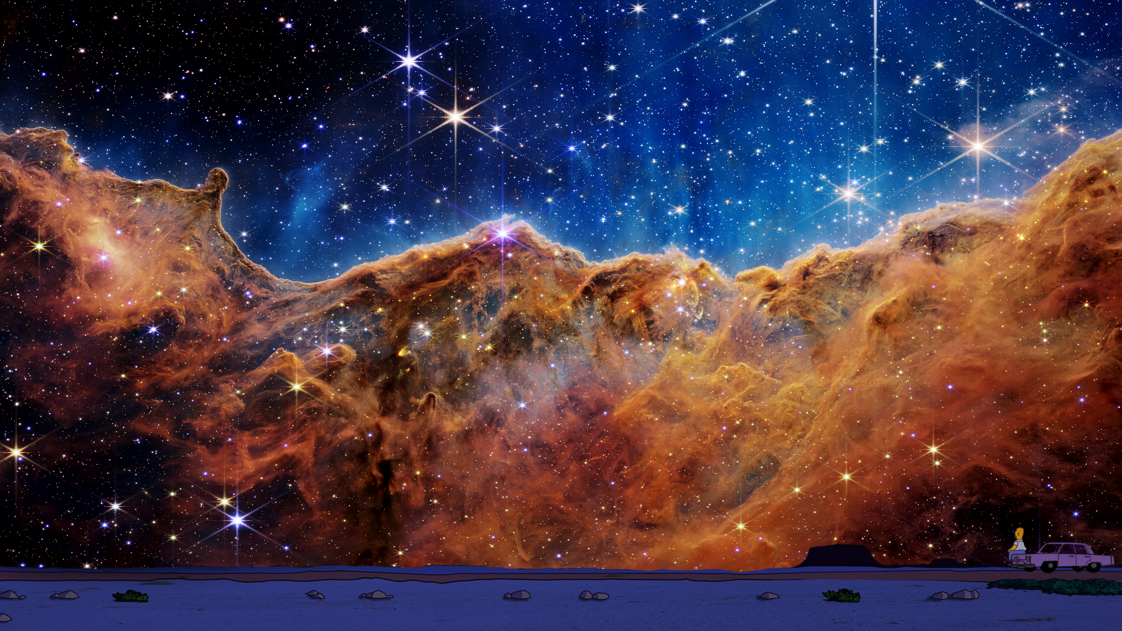 Free download Telescope Space Universe AI Art Stars Nebula Galli 4K Wallpaper, Wallpaper(s) website provided.