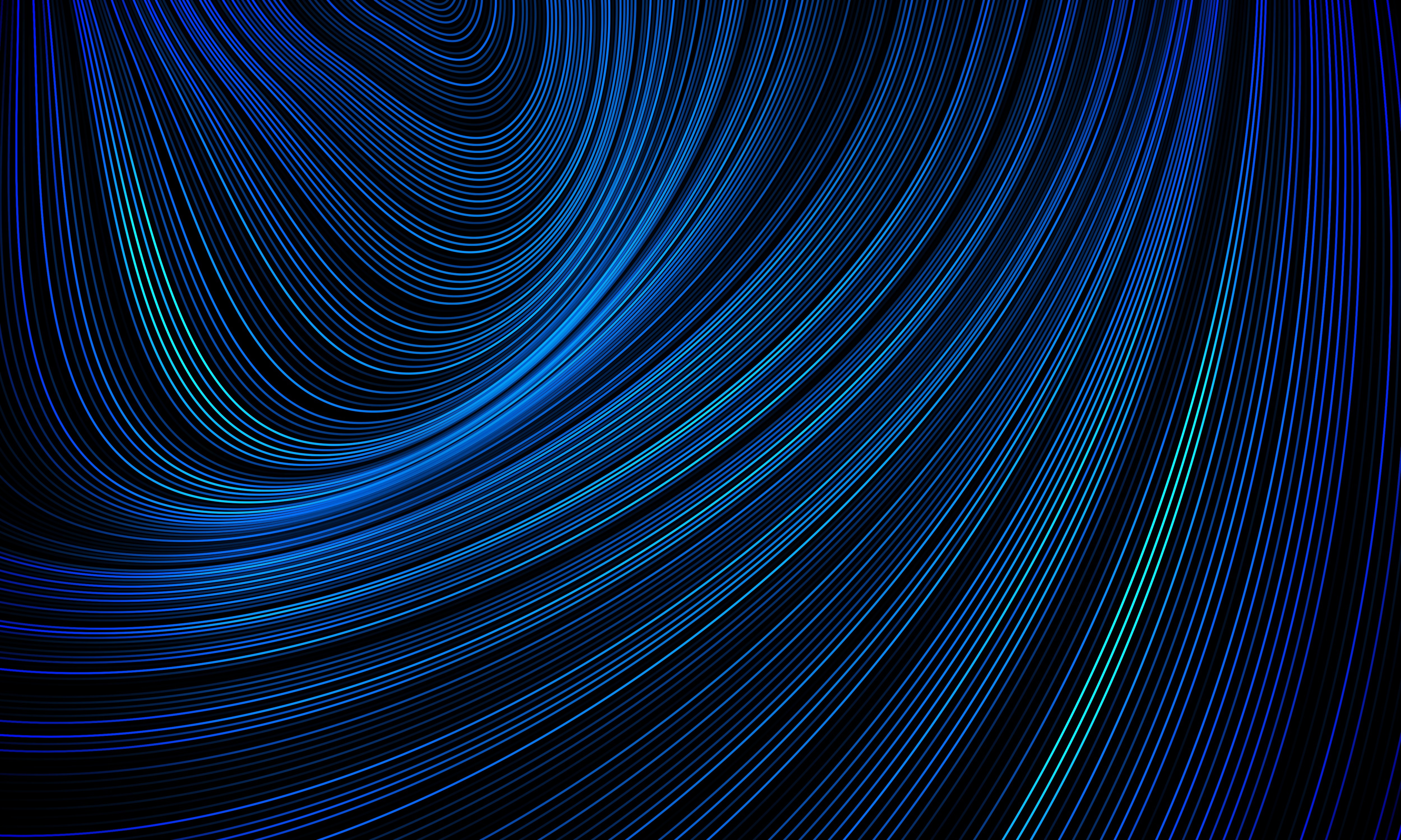 Free download Abstract wave dark blue light lines AI art stripes dynamic vector pattern 4K wallpaper, Wallpaper(s) website provided.