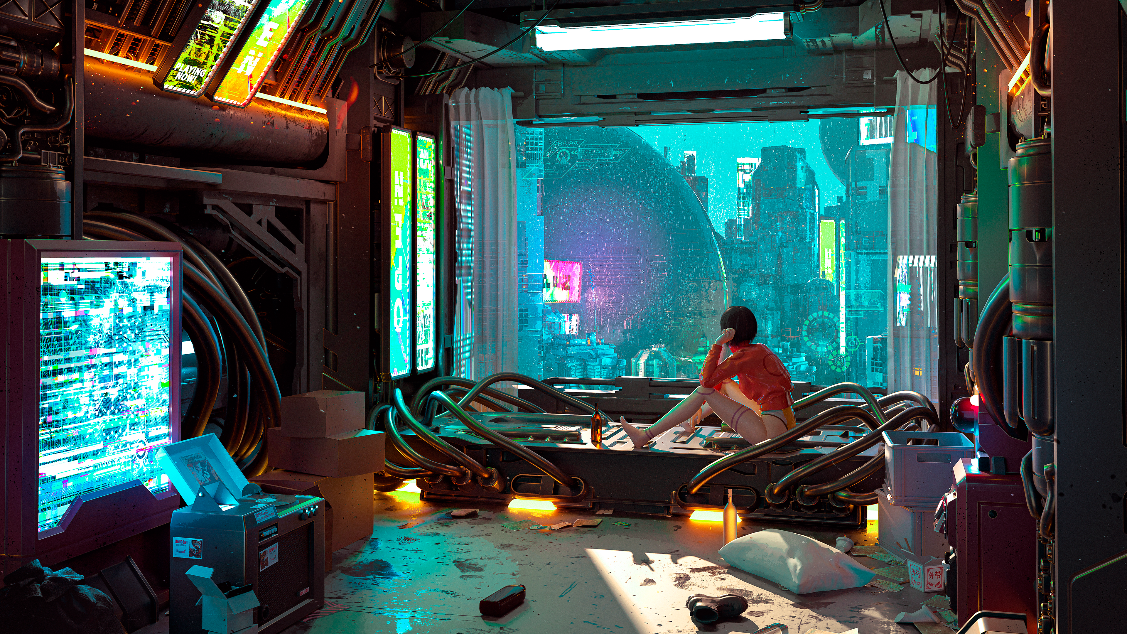 Free download Room Computer Computer Wallpaper 4K Wallpaper, Wallpaper(s) website provided.