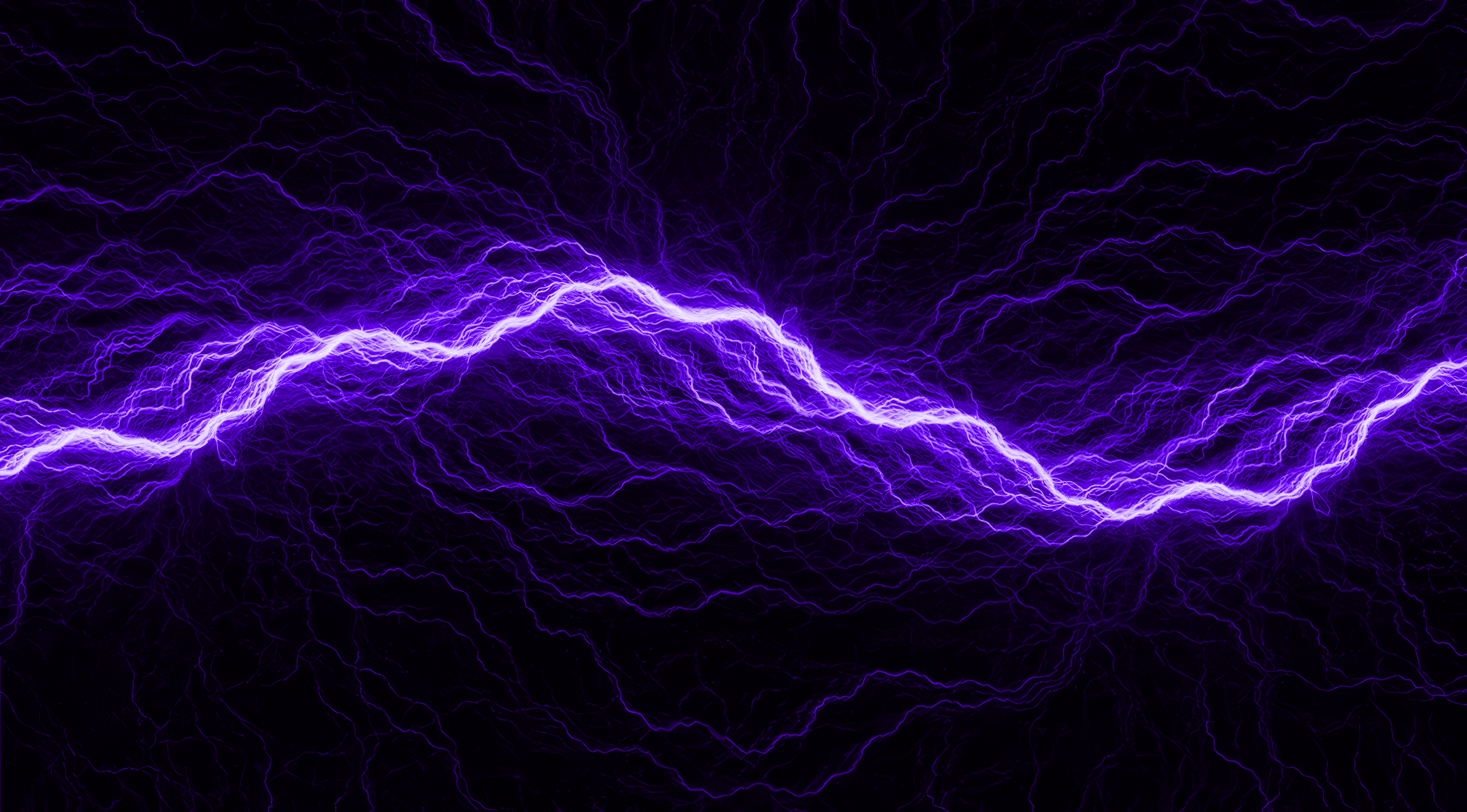 Free download Lights Abstract Purple Blue Dark Lightning 4K Wallpaper, Wallpaper(s) website provided.
