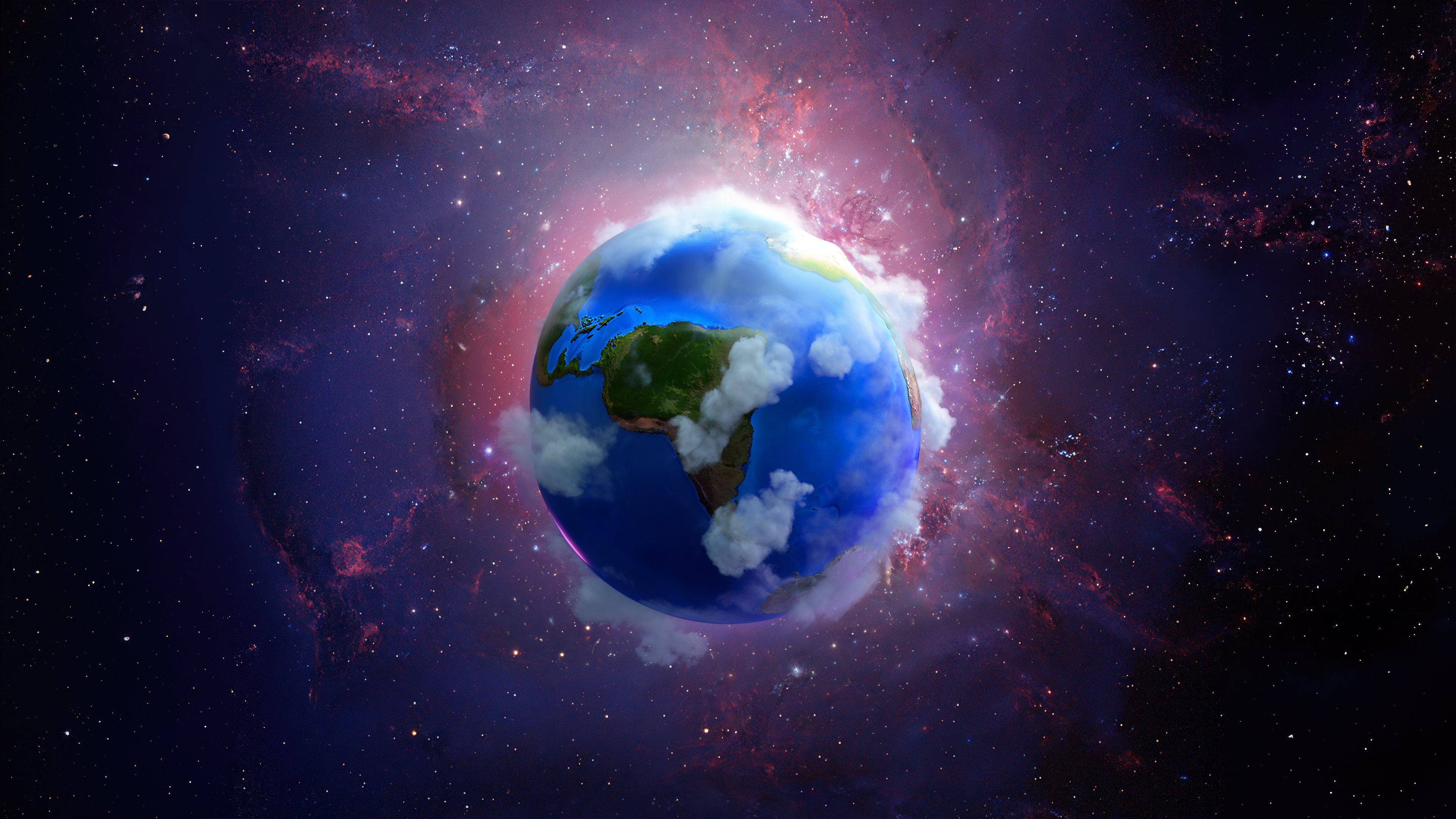 Free download Earth Soft Space Planet Stars 4K Wallpaper, Wallpaper(s)