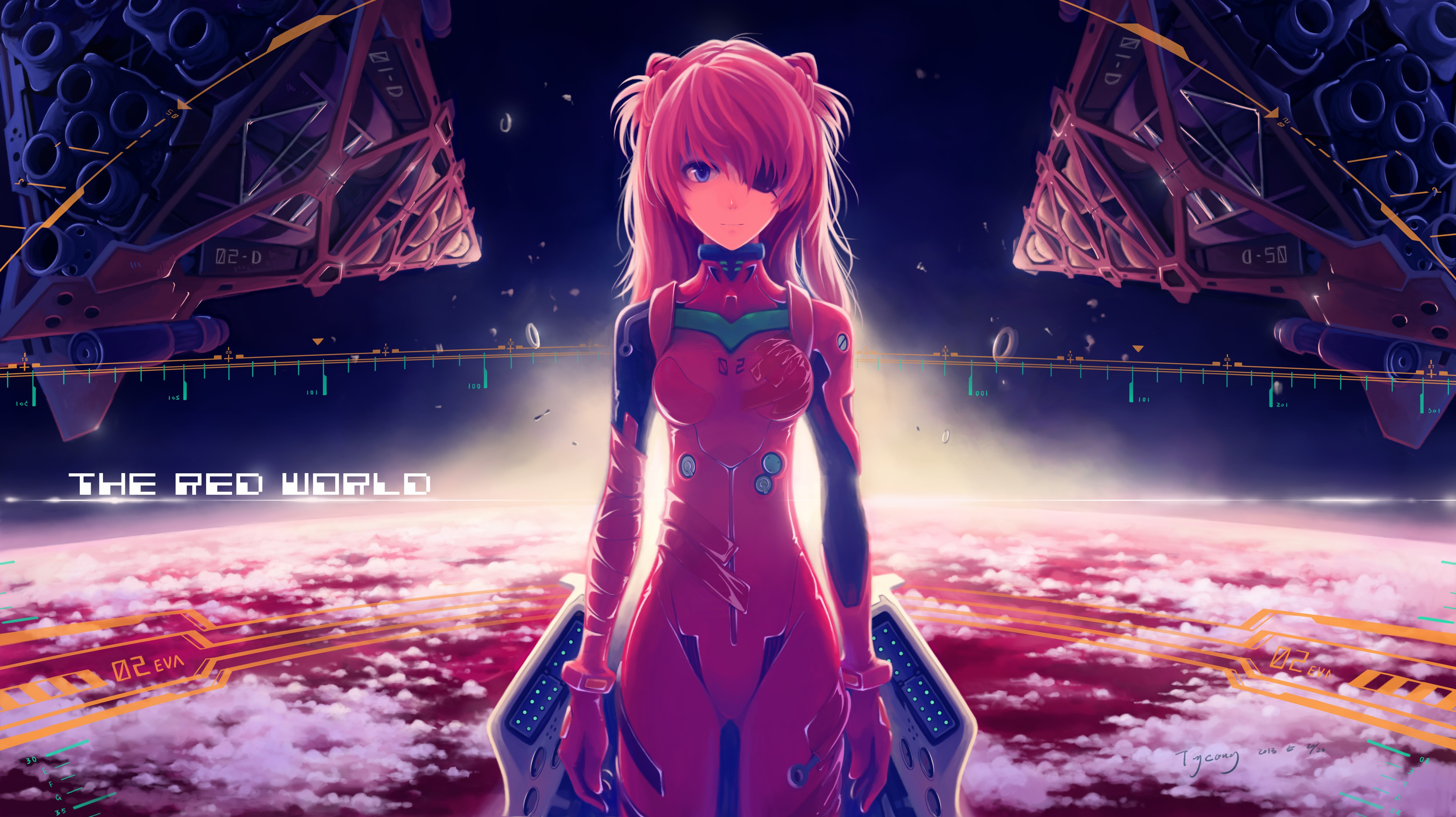 Free download Space Anime Girl Eyebrow Dress Spaceship Computer Wallpaper 4K Wallpaper, Wallpaper(s) website provided.