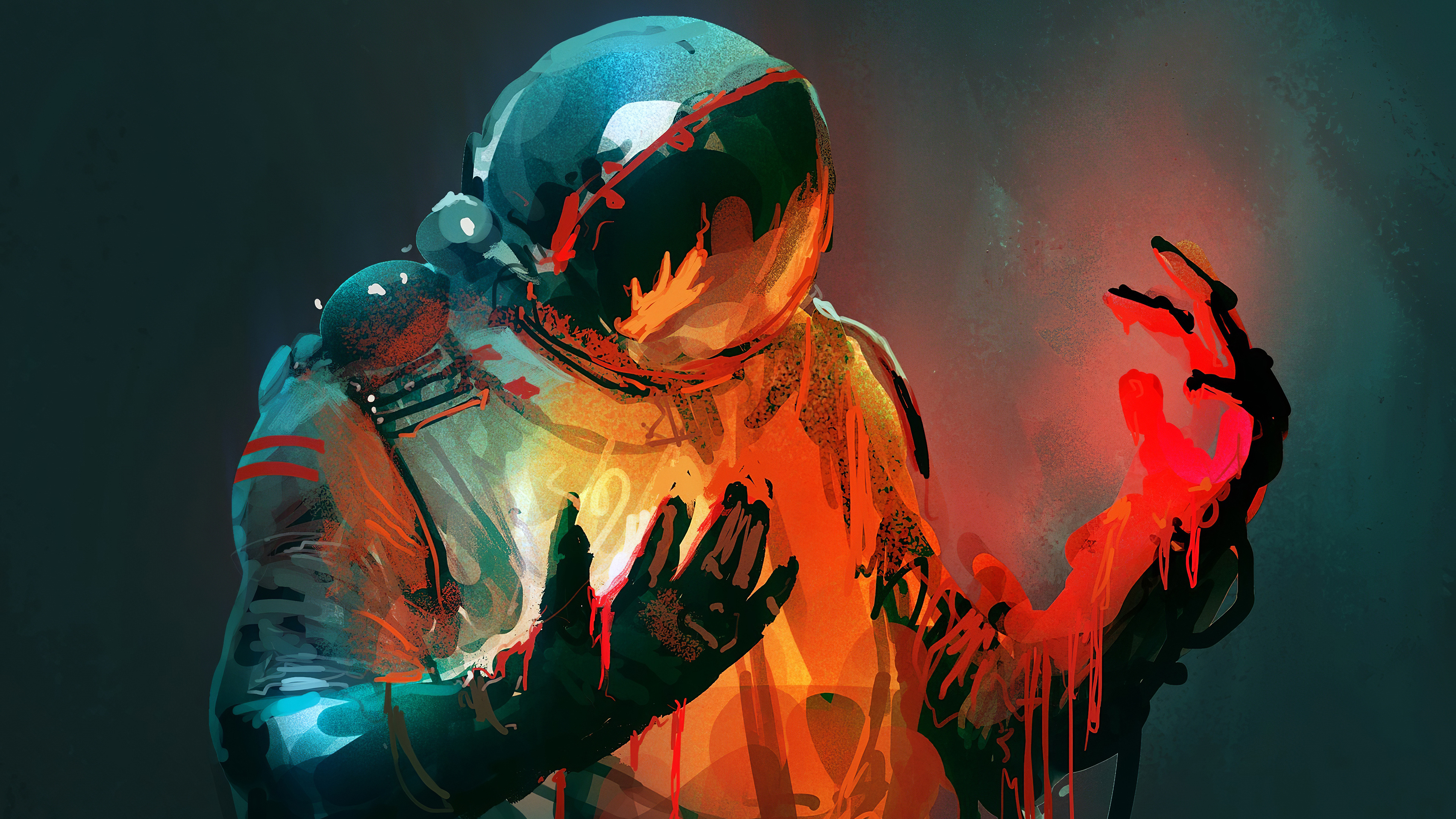 Free download Astronaut Space Suit AI Art 4K Wallpaper, Wallpaper(s) website provided.