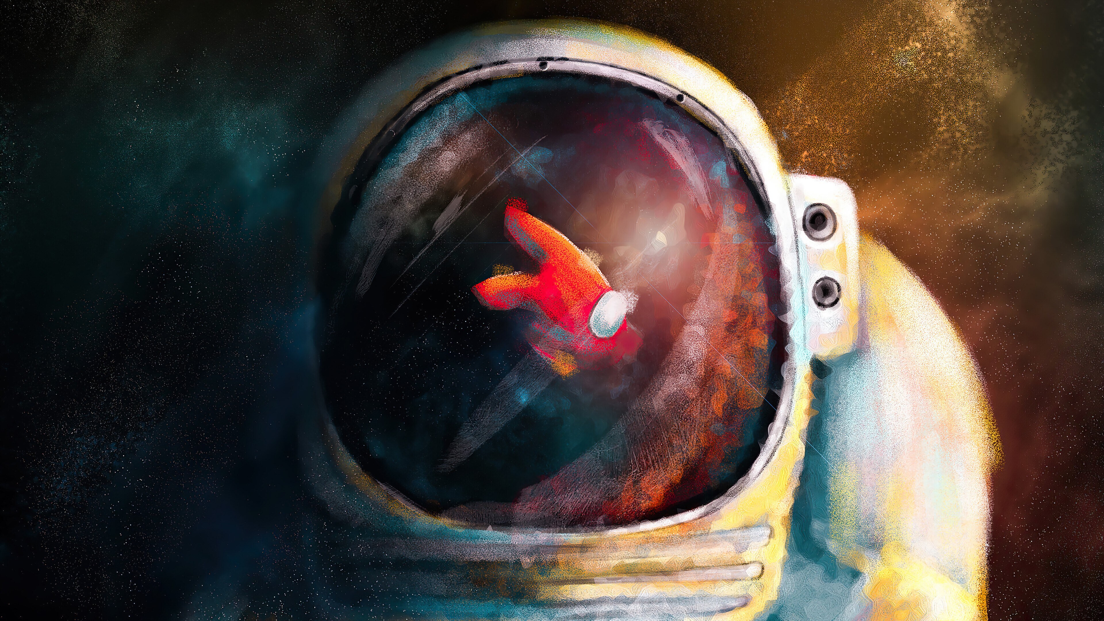 Free download Astronauts us Middle Space Game CG Game CG Art 4K Wallpaper, Wallpaper(s) website provided.