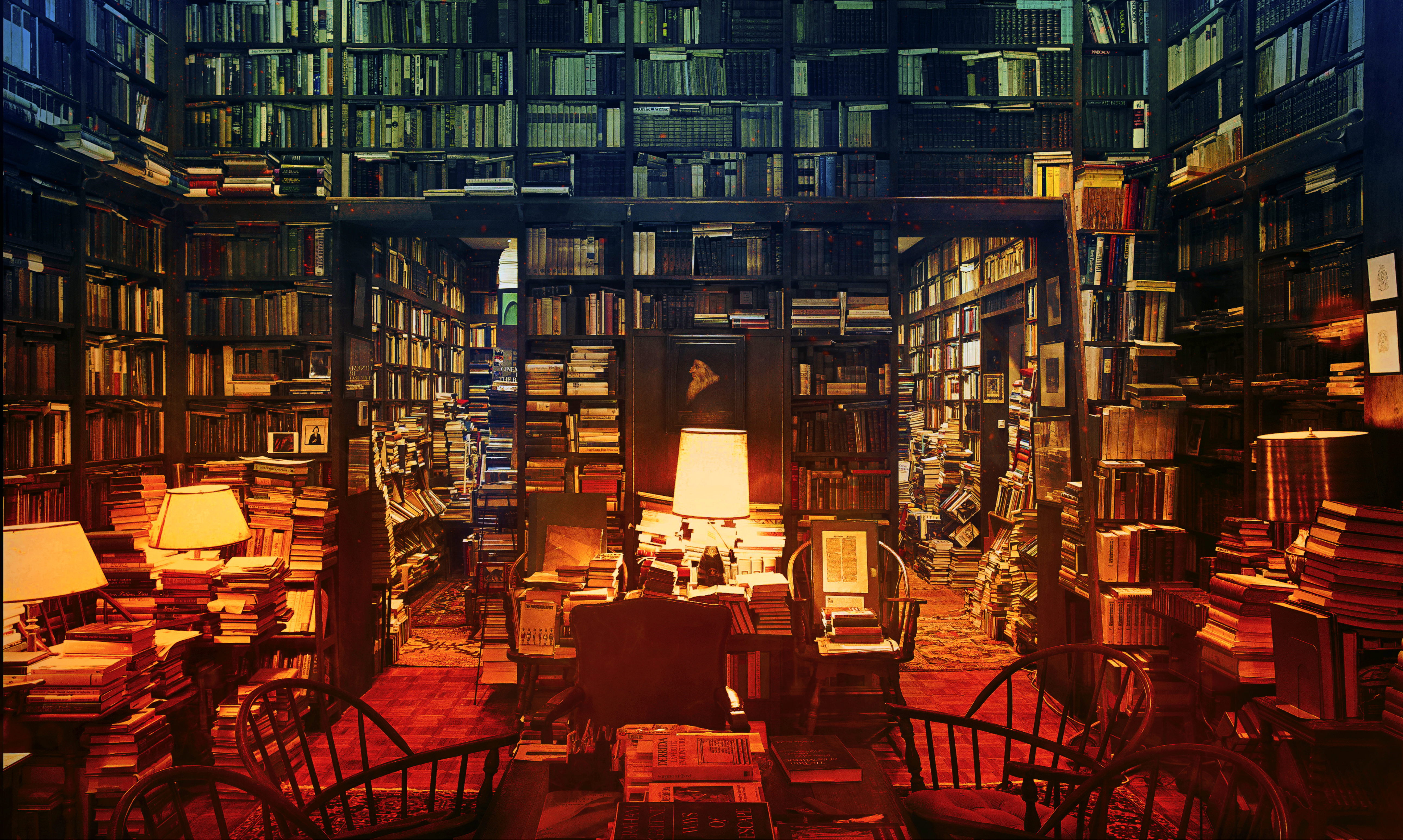 Free download Library Edition Magic Bookstore Books 4K Wallpaper, Wallpaper(s)