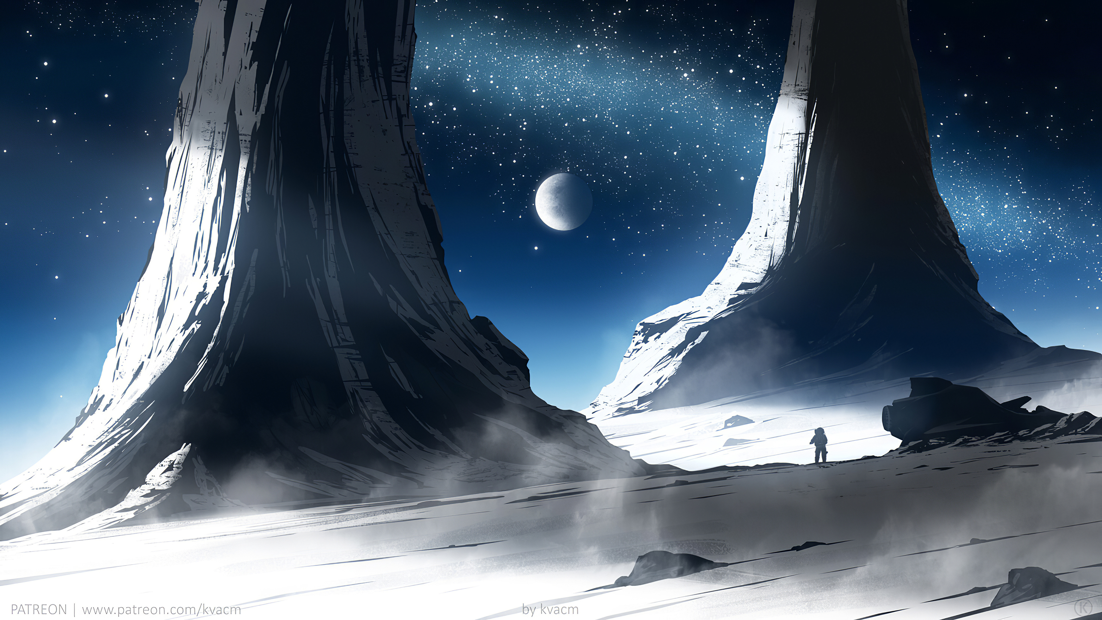 Free download Astronaut AI Art Illustration Environment Concept Art Sketch Digital Painting Planet Space Galli Stars Stars Space Escape Space Space Ship Moon Space Administration White Blue Space Travel Silhouette Landscape Science Fiction Universe 4K Wallpaper, Wallpaper(s) website provided.