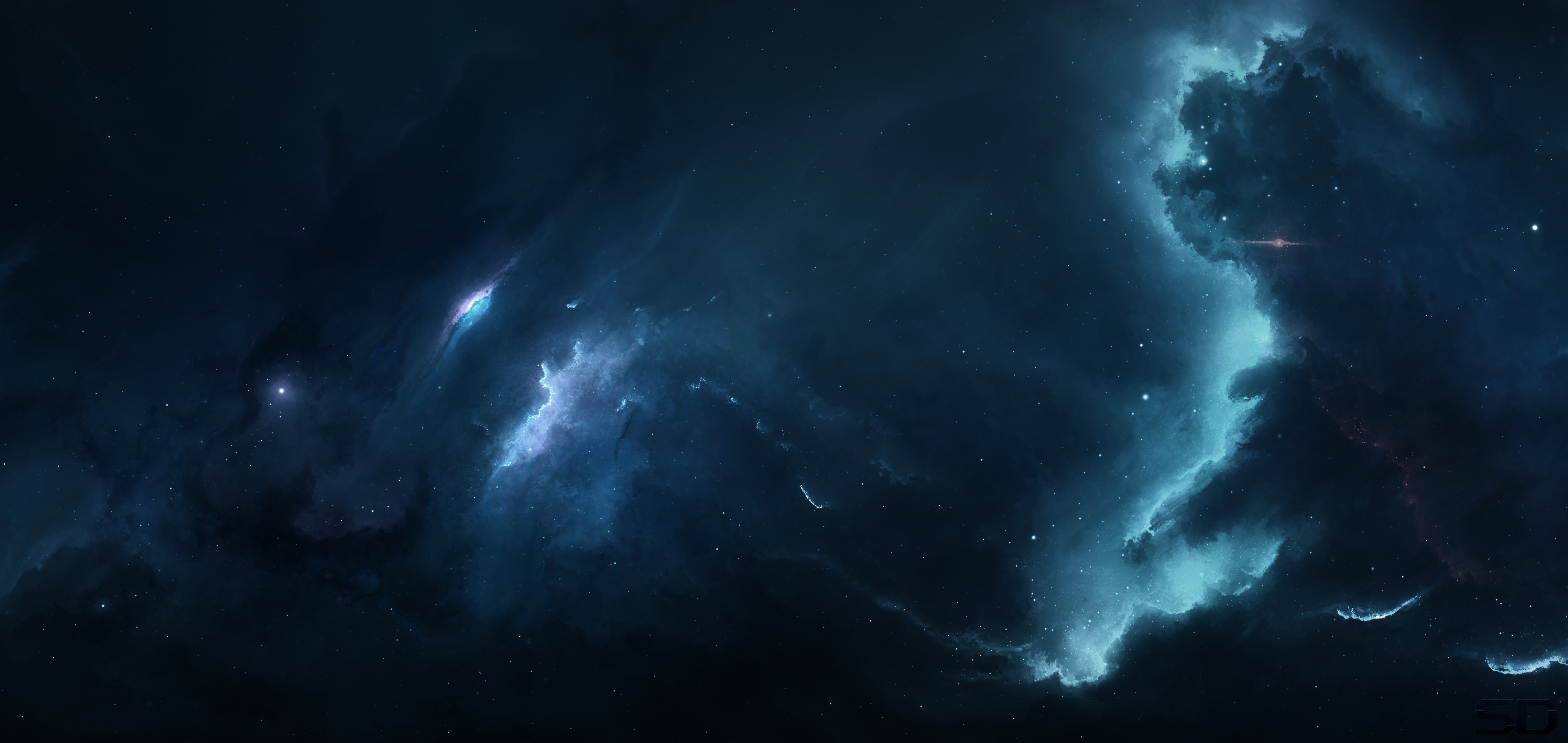 Free download Star Technology Nebula Star Galli Universe Space Space Art AI Art 4K Wallpaper, Wallpaper(s) website provided.