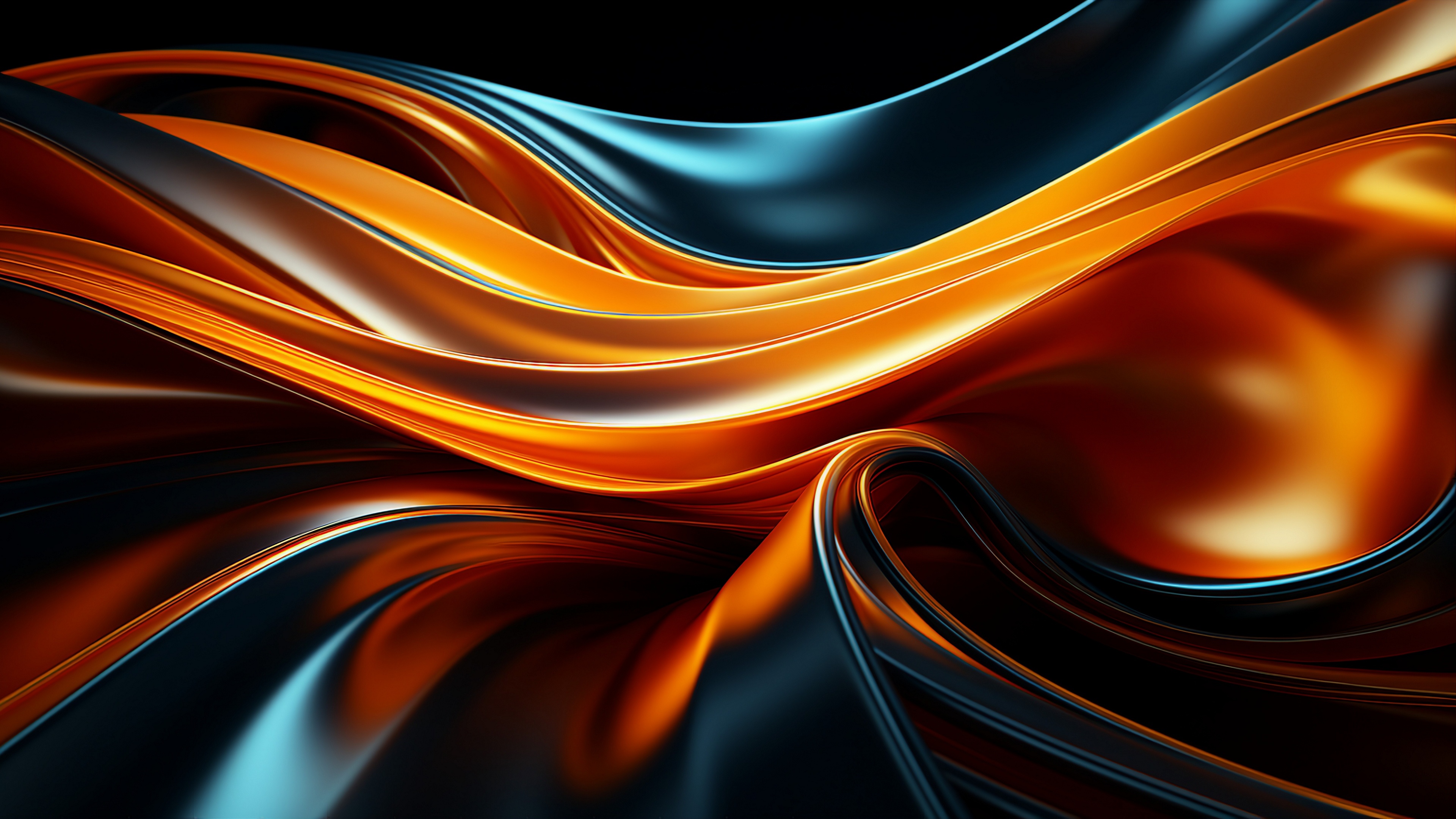 Free download Abstract Wave Shape Minimalism Simple Background AI Art 4K Wallpaper, Wallpaper(s) website provided.