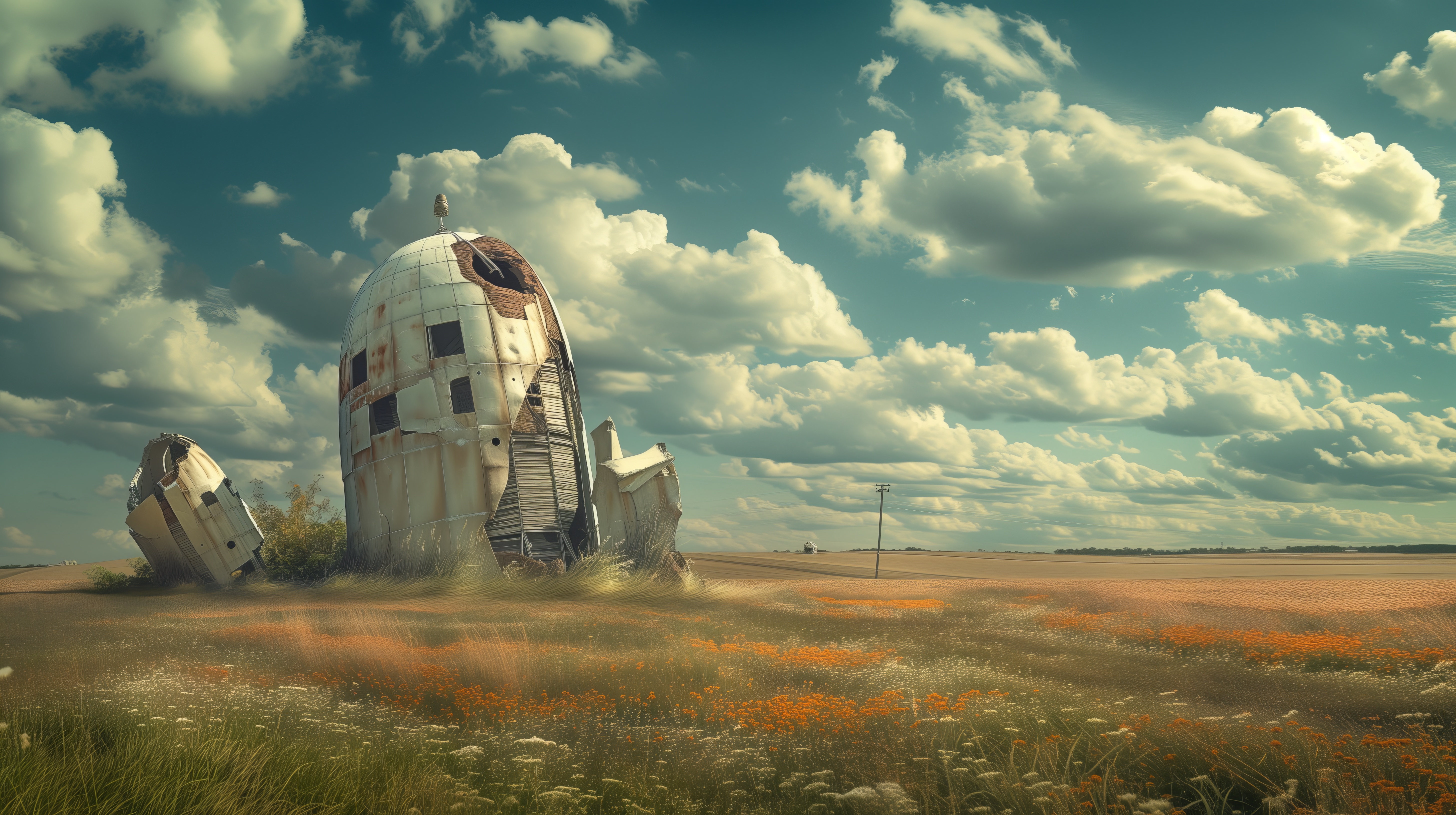 Free download AI Art Illustration Cloud Artifact Field Rust Computer Wallpaper 4K Wallpaper, Wallpaper(s) website provided.