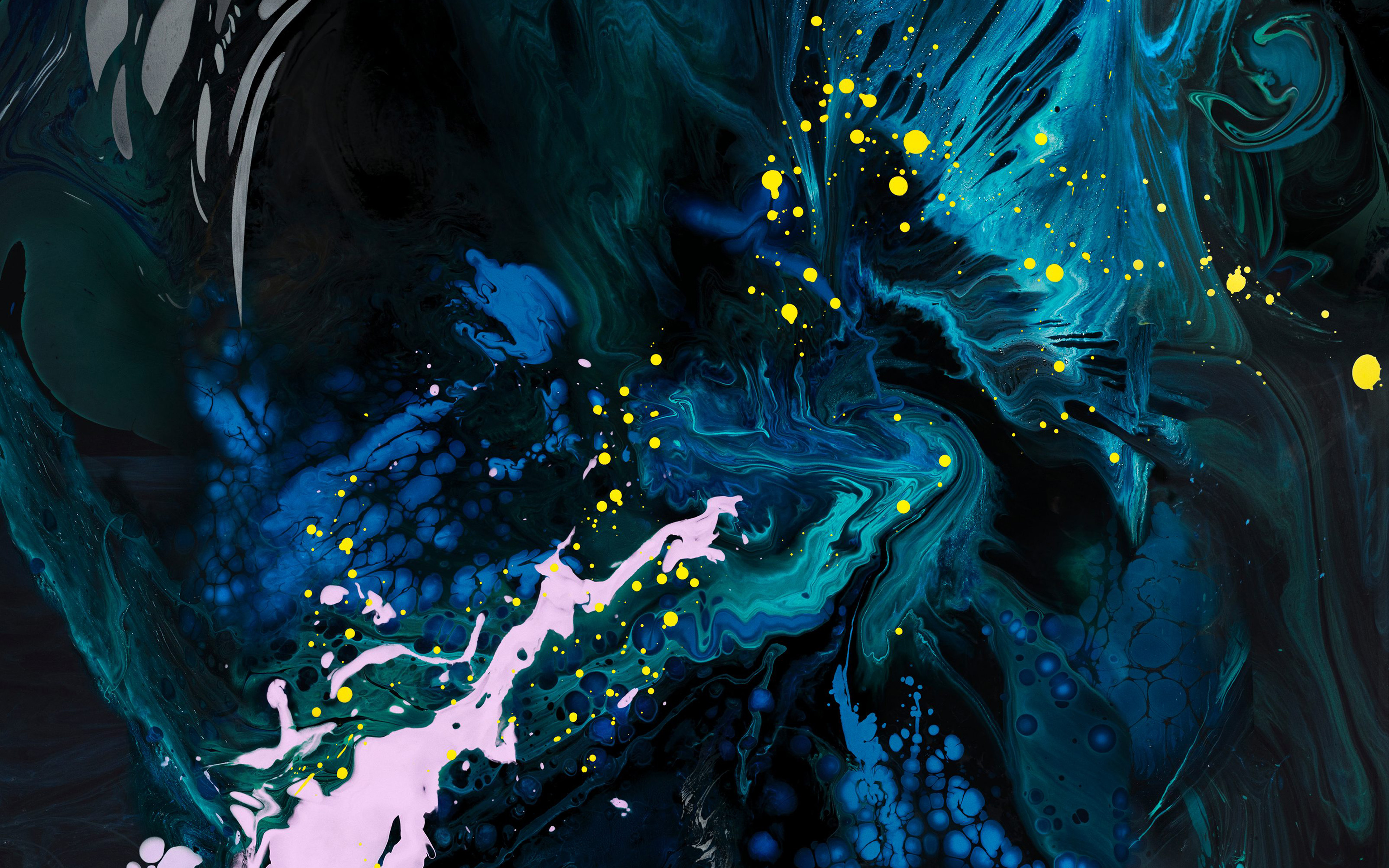 Free download Abstract Artwork Shape Solid Color Blue Color Breaking Surrealism 4K Wallpaper, Wallpaper(s) website provided.