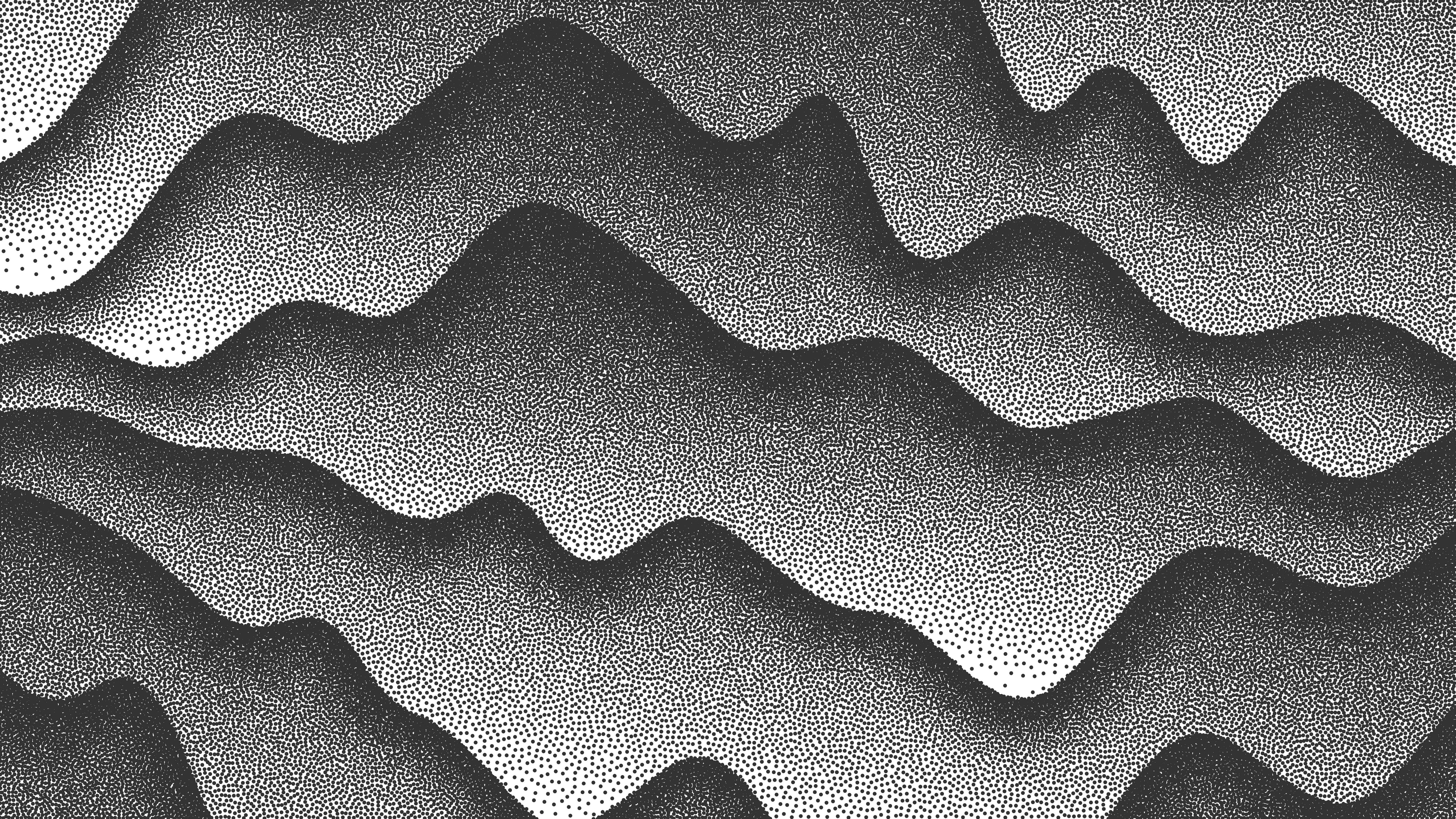 Free download 3 abstract abstract vector curve line dot monochrome 4K wallpaper, Wallpaper(s) website provided.