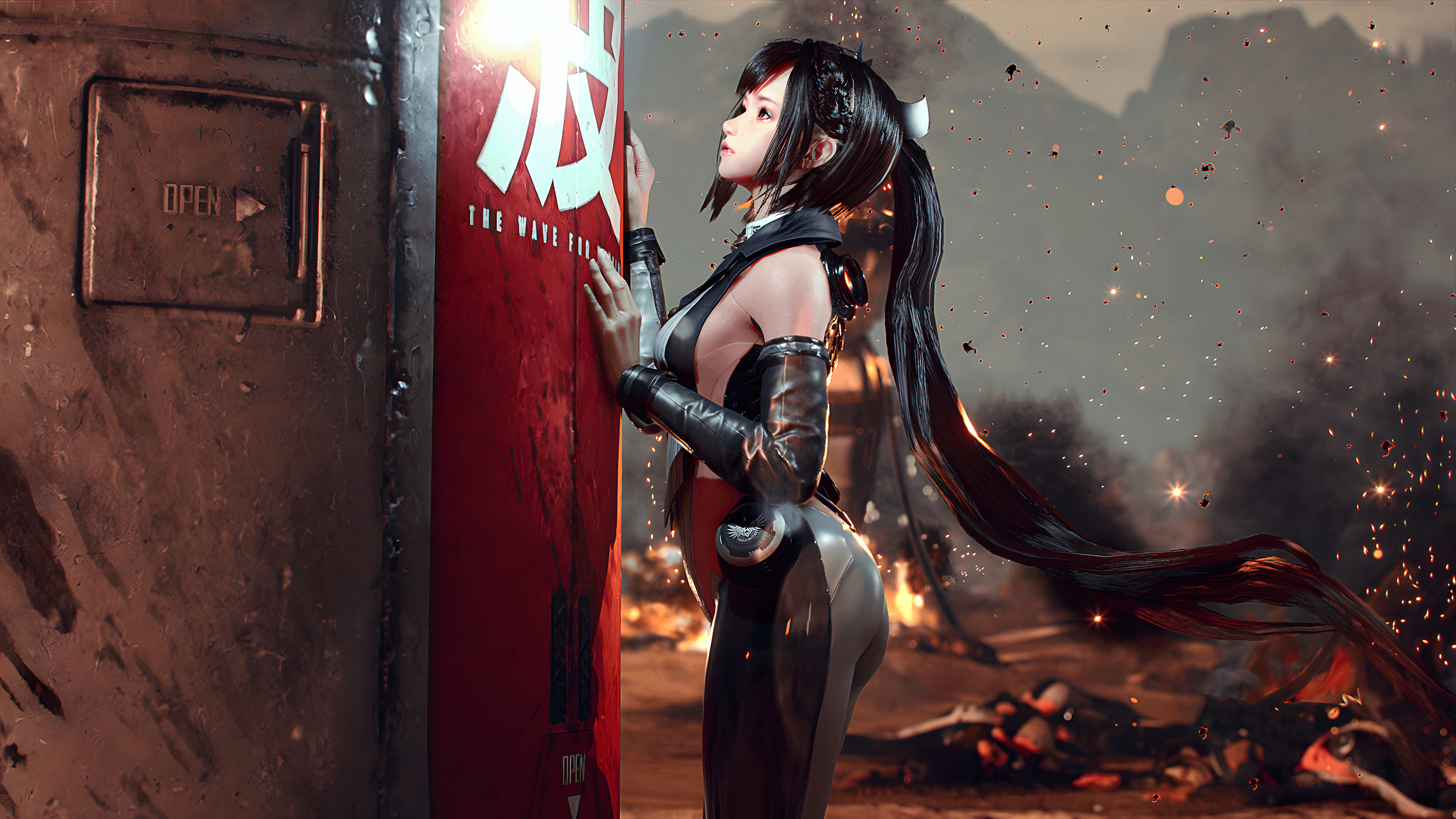 Free download Woman Long Hair Asian Cheek Video Game Girl Computer Wallpaper 4K Wallpaper, Wallpaper(s) website provided.