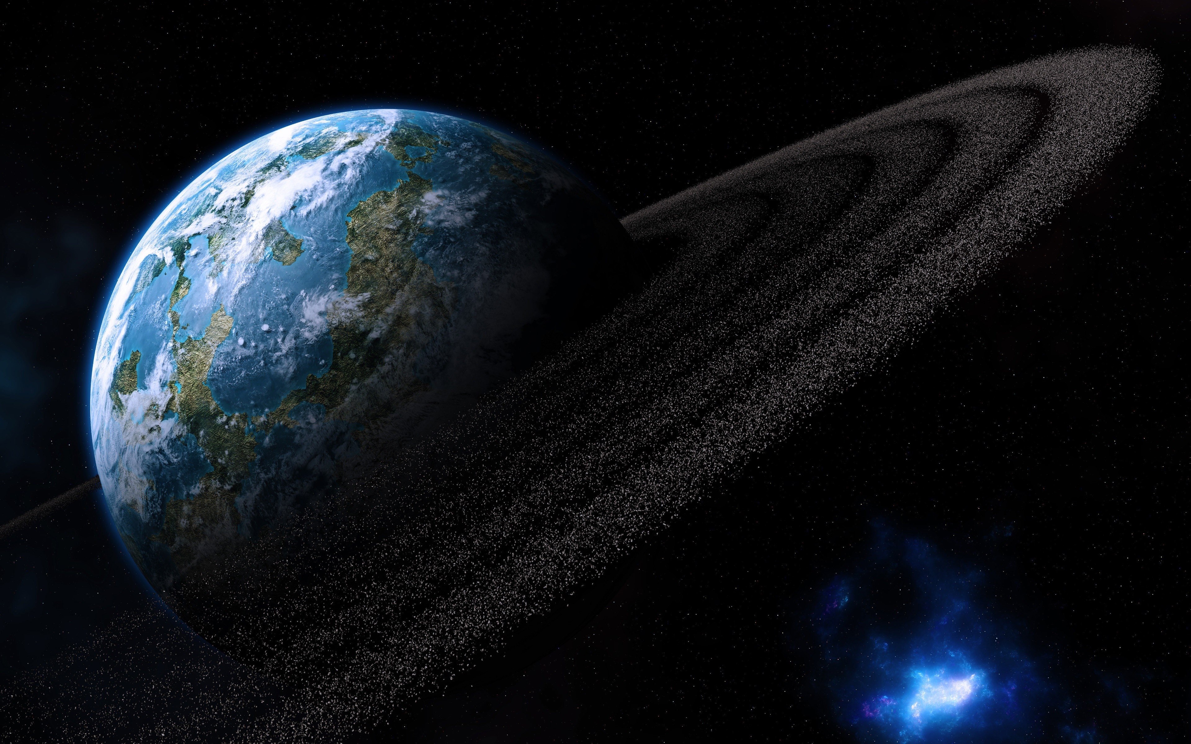 Free download Space Planet Fantasy Art 4K Wallpaper, Wallpaper(s) website provided.