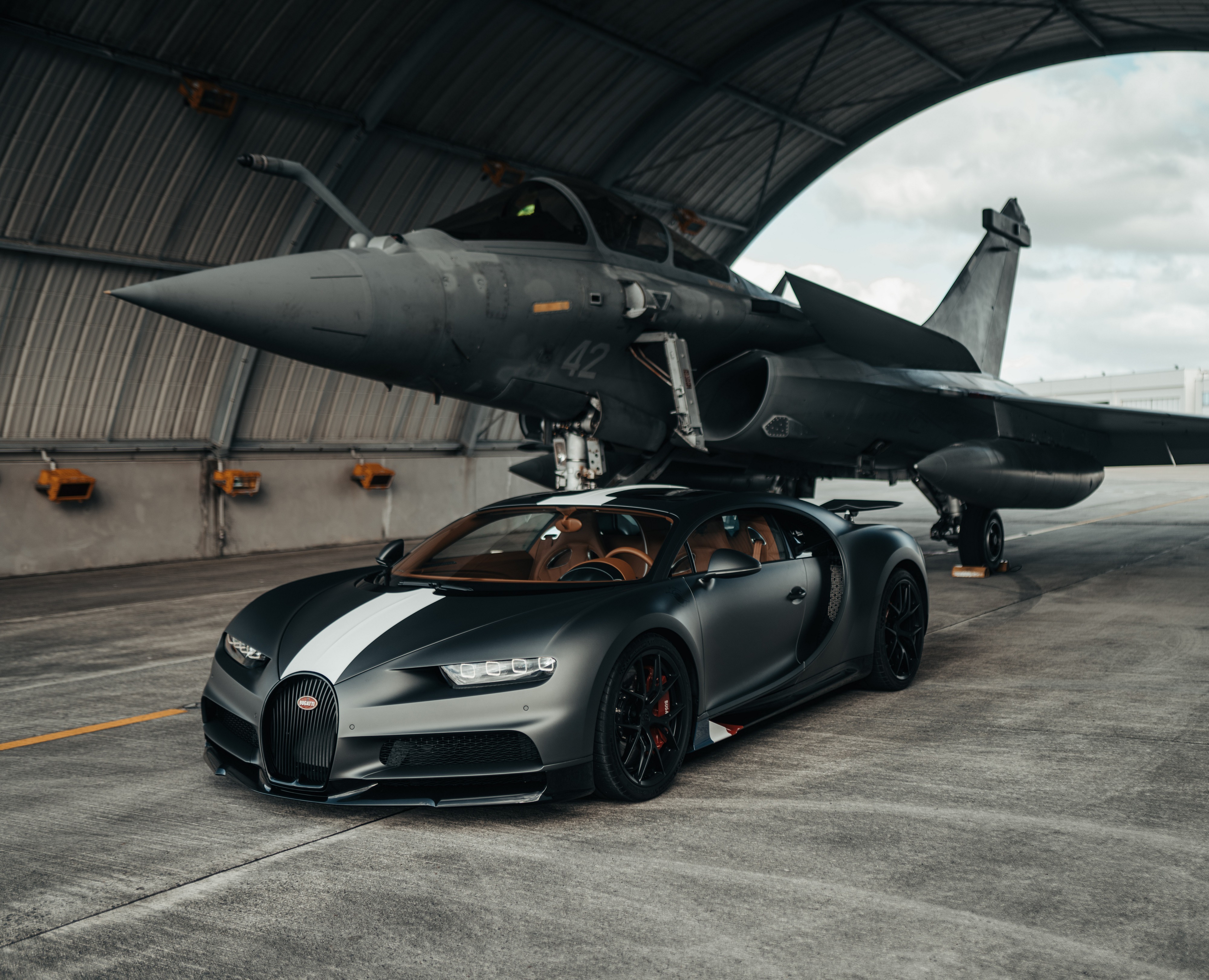 Free download Bugatti aircraft jet fighter car military aircraft military vehicle vehicle black car military supercar 4K wallpaper, Wallpaper(s)