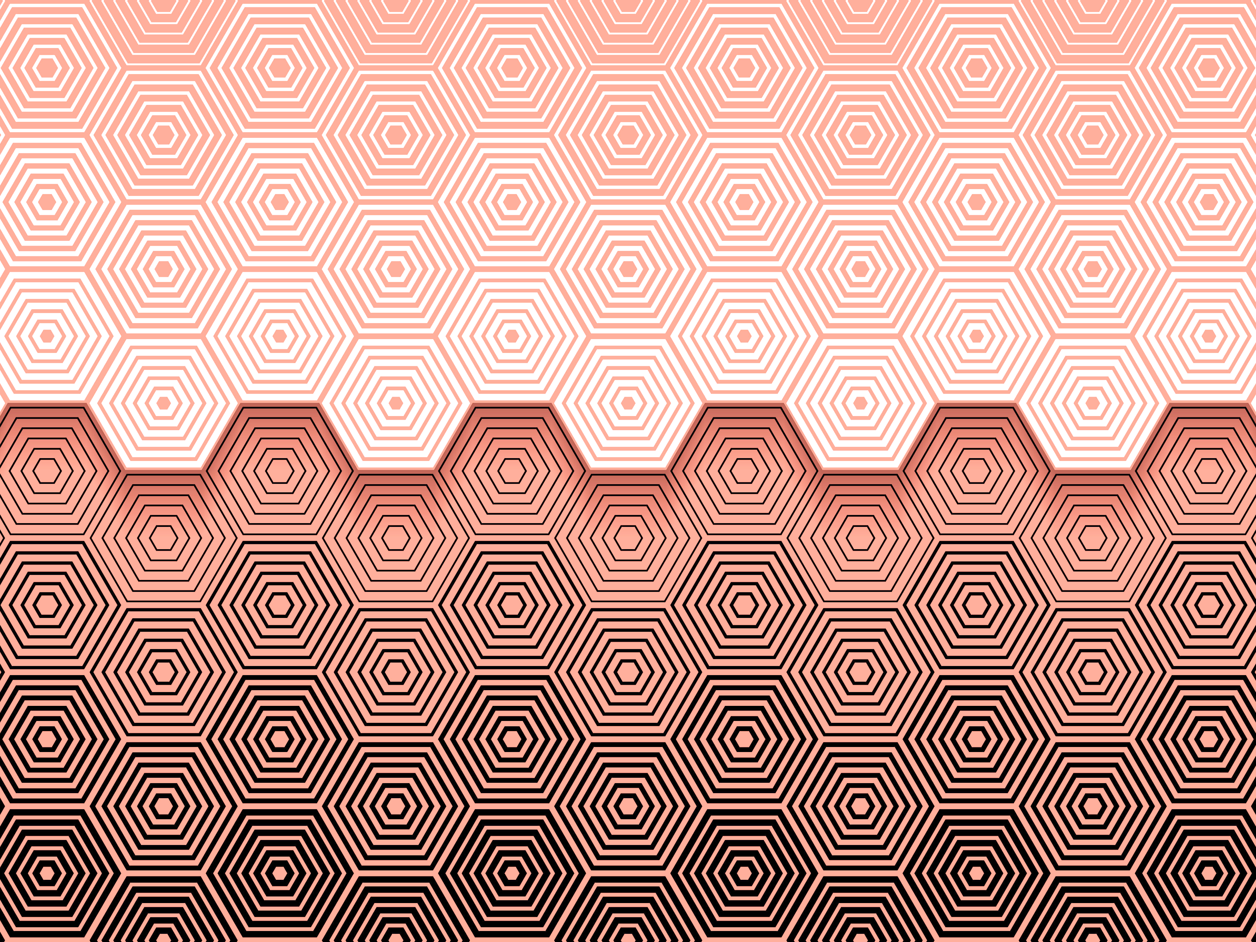 Free download Pattern Abstract Solid Color AI Art Beige Hexagon 4K Wallpaper, Wallpaper(s) website provided.