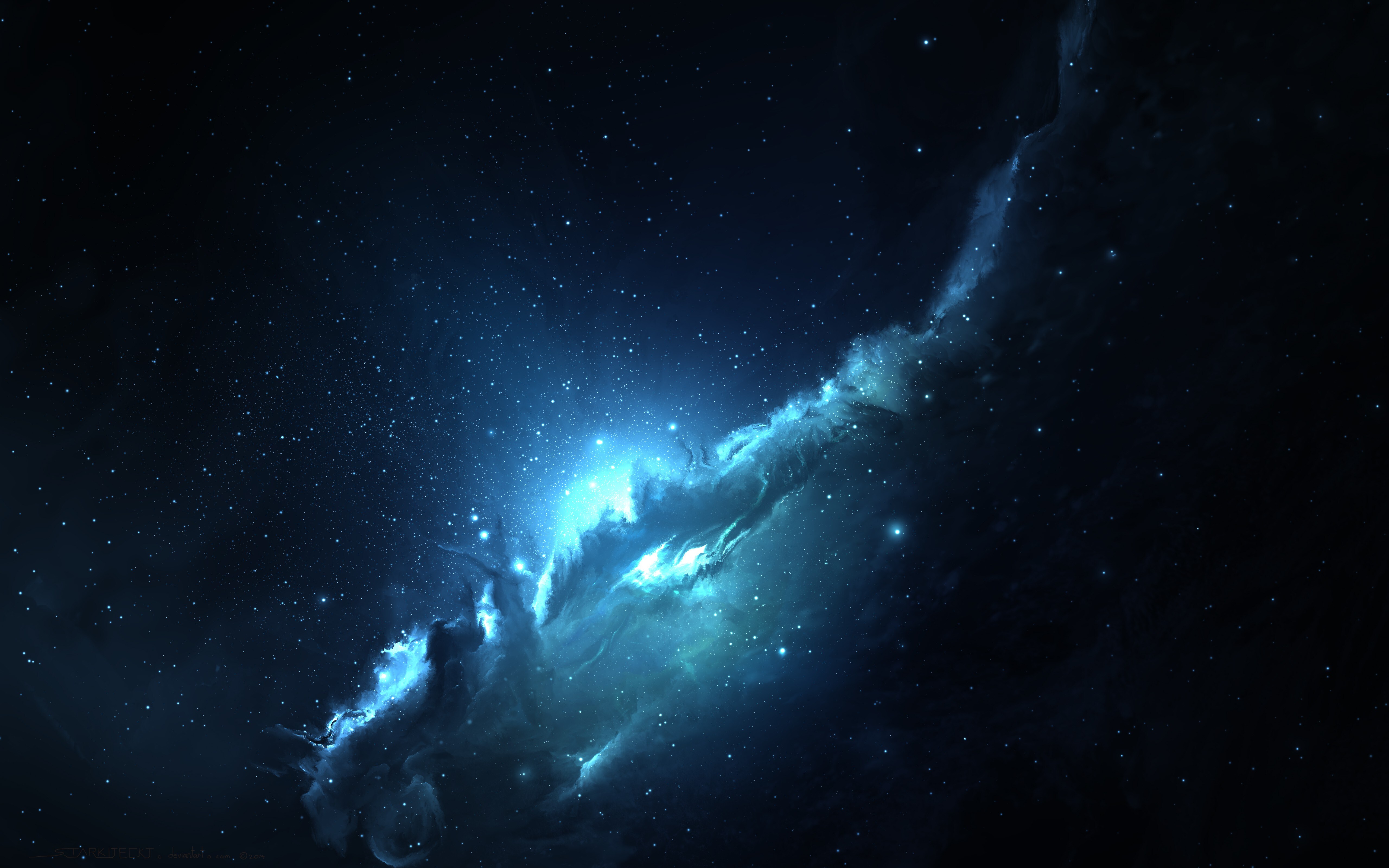 Free download Space Space Art Stars Nebula AI Art 4K Wallpaper, Wallpaper(s) website provided.