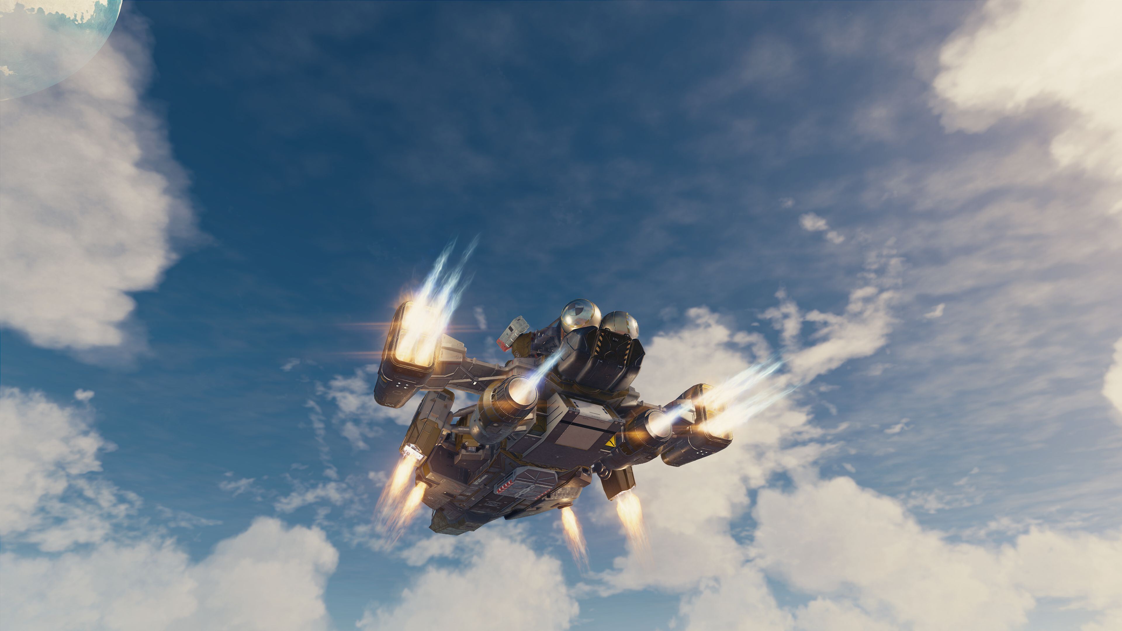 Free download Starry Sky (Electronic Games) Spaceship Computer Wallpaper 4K Wallpaper, Wallpaper(s) website provided.