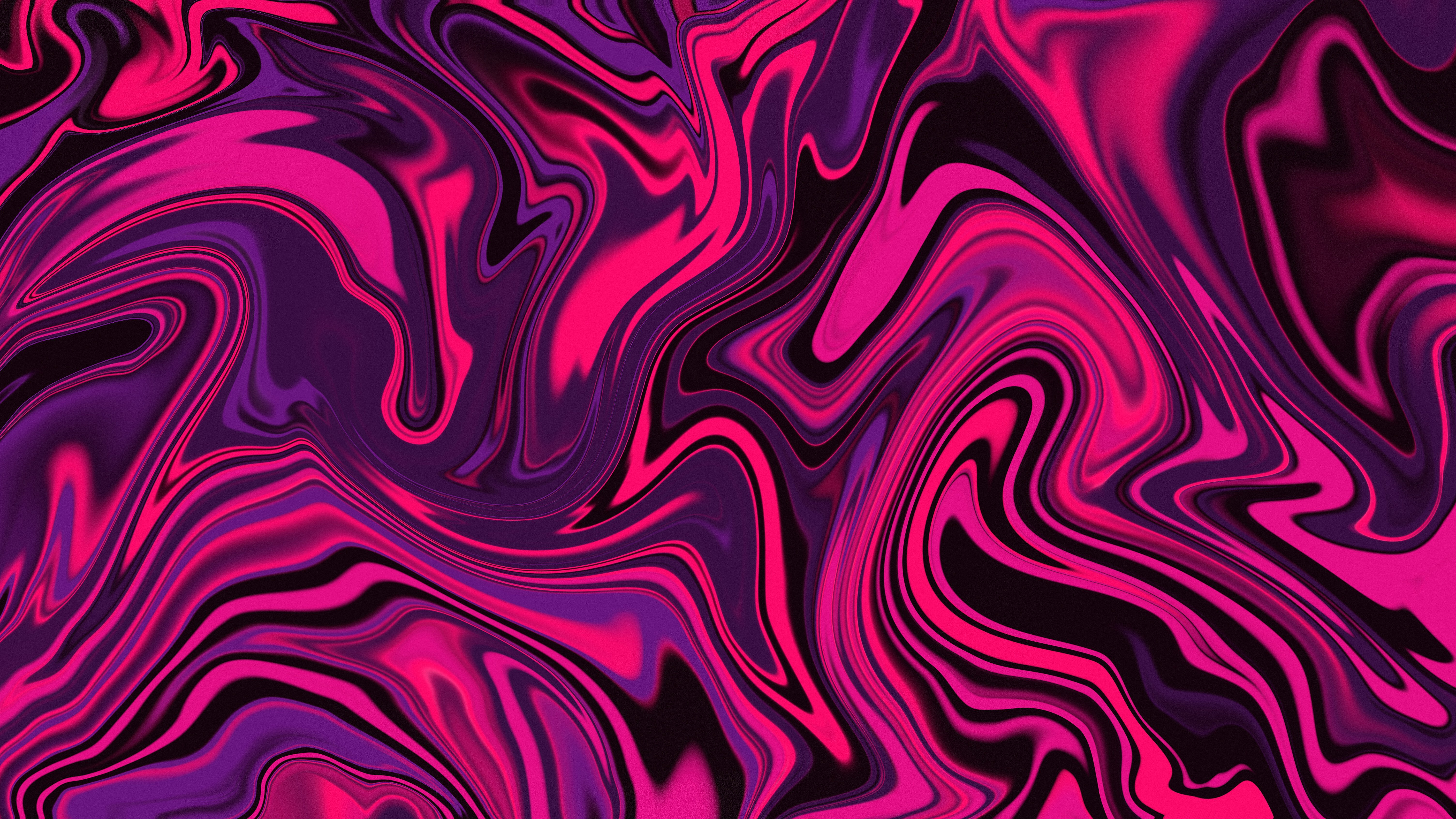 Free download Abstract Swirl Curve Fluid Digital Art Pattern Pink Background Purple Background Vibrant 4K Wallpaper, Wallpaper(s) website provided.