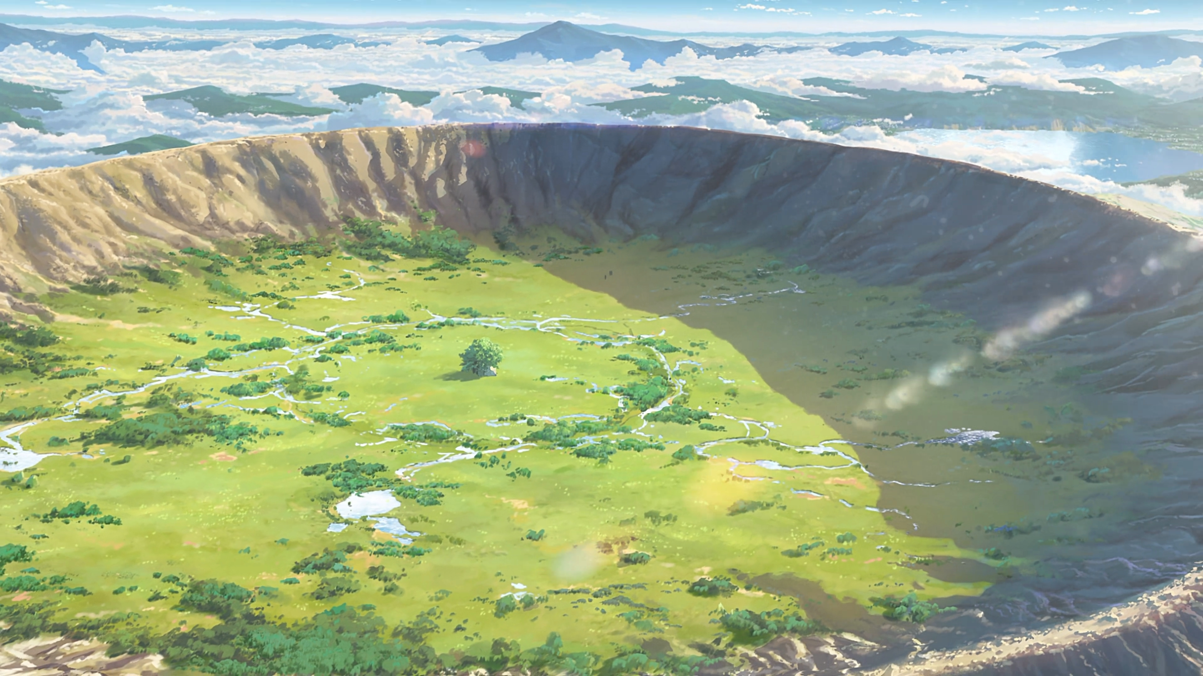 Free download Anime Landscape Nature 4K Wallpaper, Wallpaper(s) website provided.
